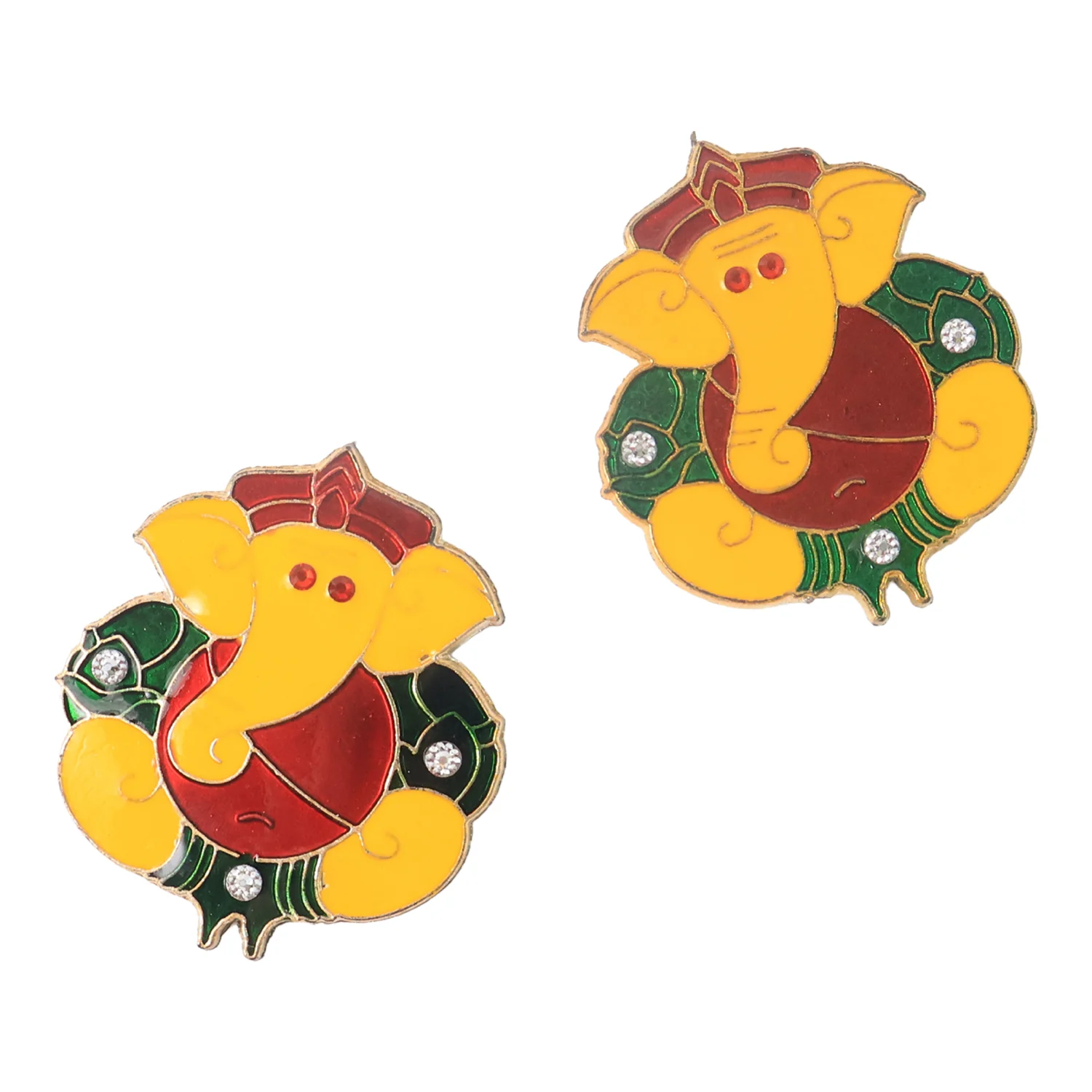 Decorative Lord Ganesha Wall Hanging Stickers (2 Pc) - Image 5