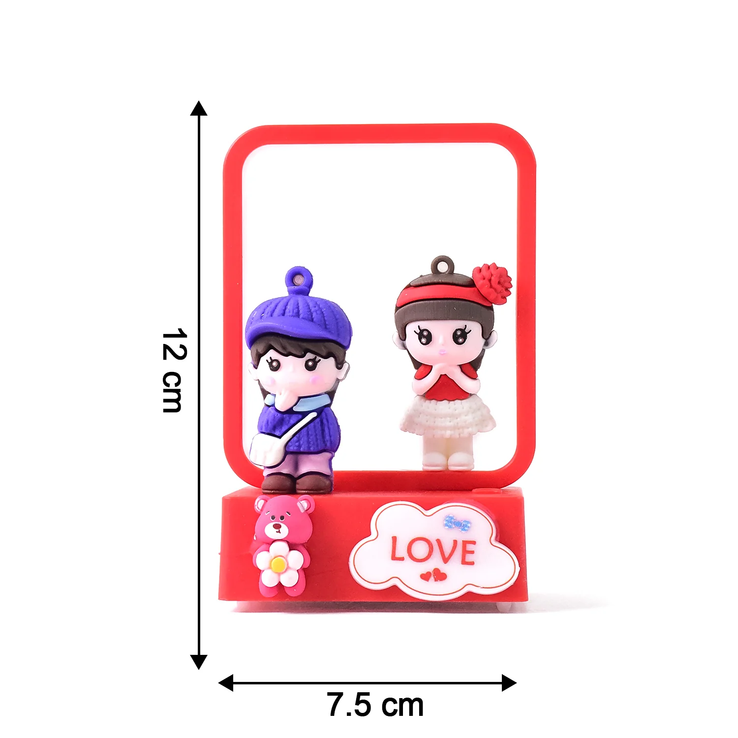 Decorative Love Couple LED Figurine Light (1 Pc) - Image 3