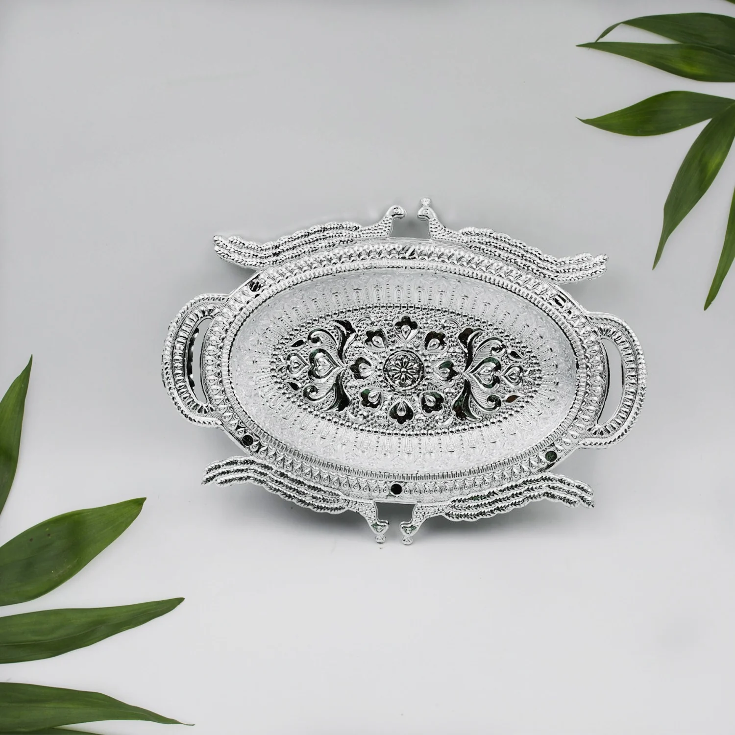 Decorative Mukhwas Serving Tray – Fancy Dry Fruit & Candy Serving Plate - Image 3