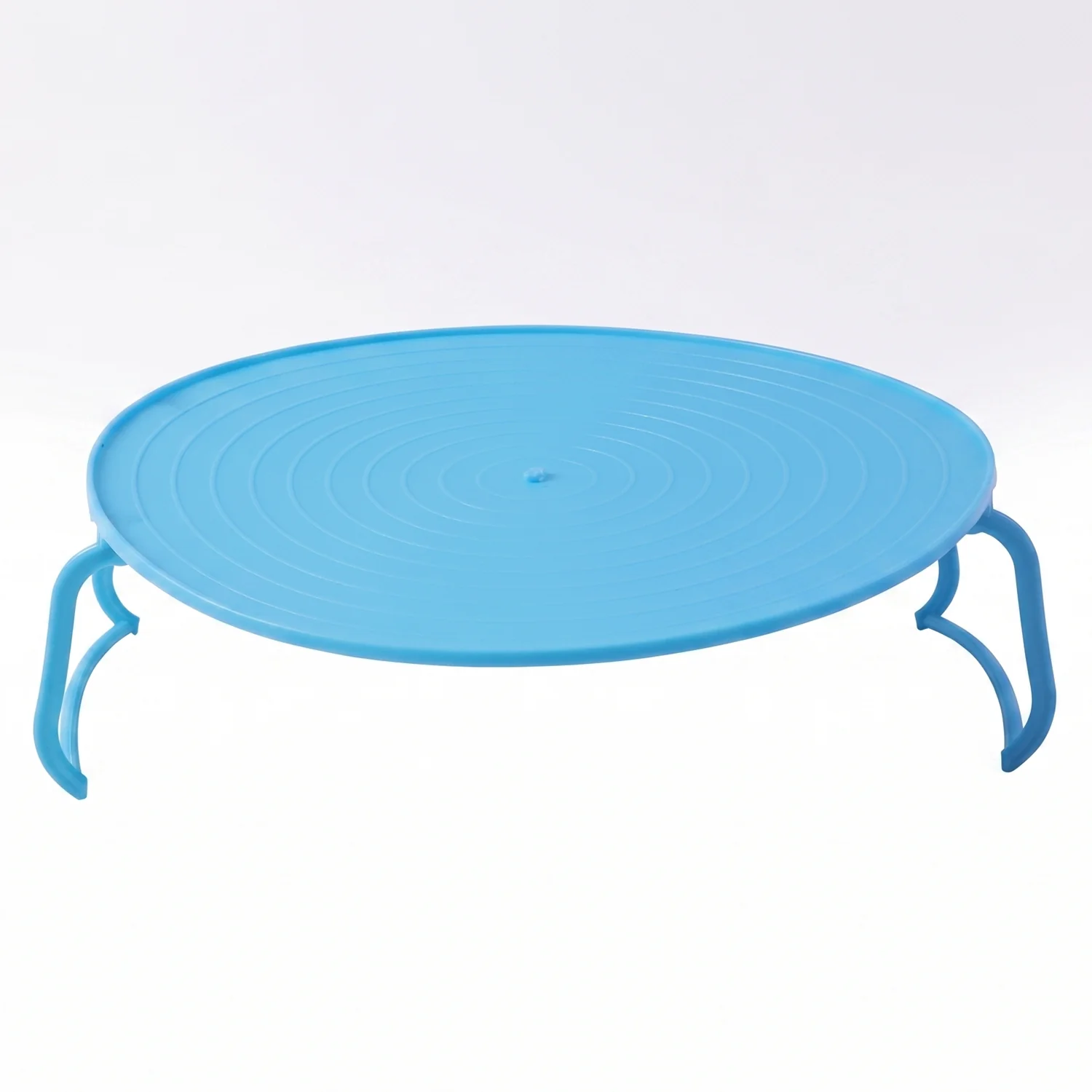 Decorative Non-Slip Plastic Serving Tray with Stand (1 Pc) - Image 4