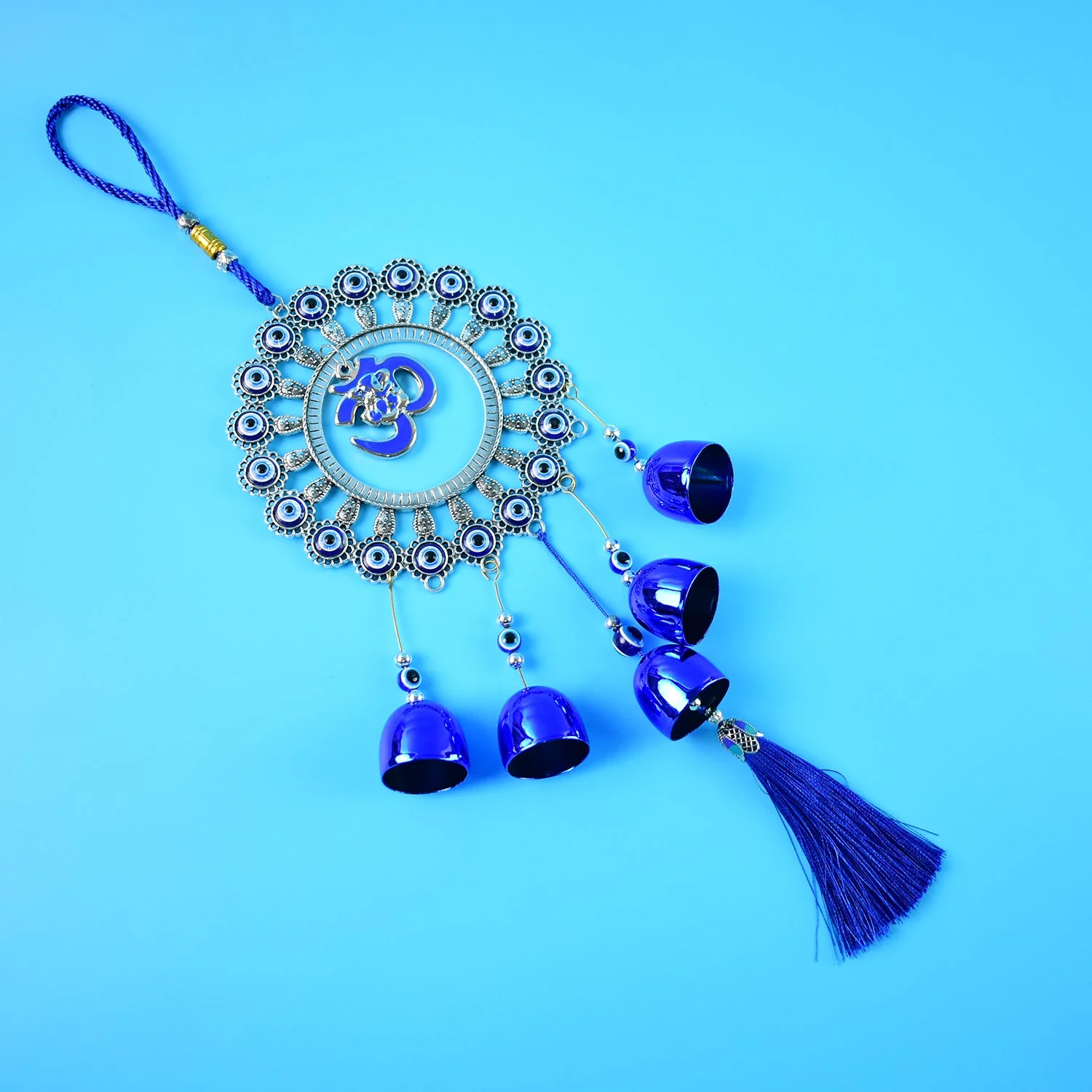 Decorative OM Evil Eye Wind Chime Wall Hanging (Mix Desin & 1 Pc) - Image 9