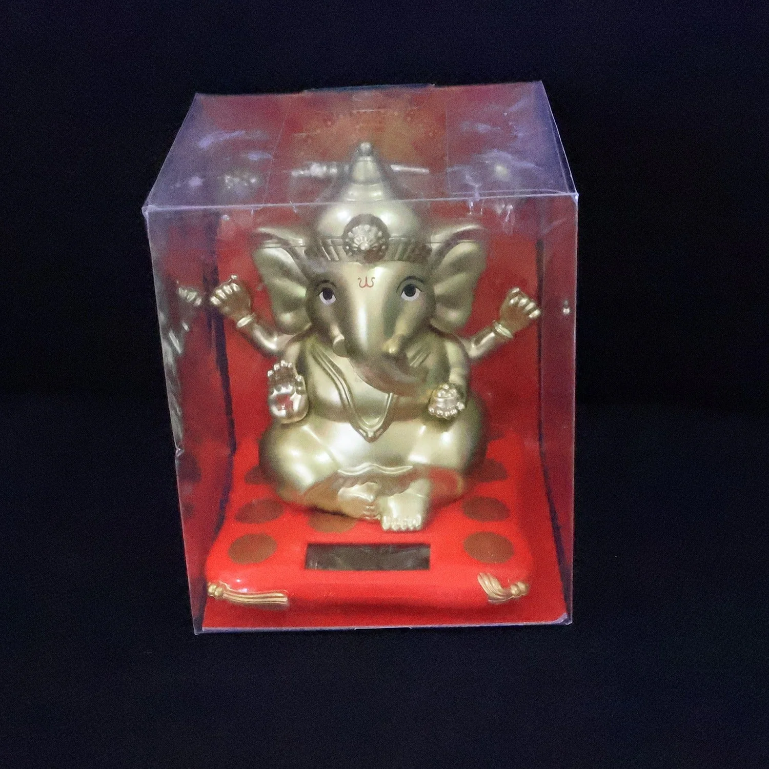 Decorative Religious Large Lord Ganesha Idol with Solar-Powered Base (1 Pc) - Image 7