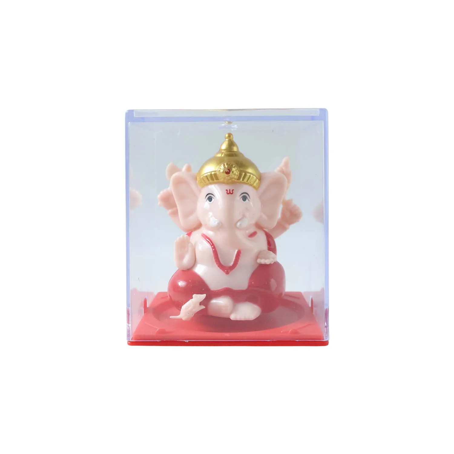 Small Hand-Moving Ganesha Idol with Rotating Hands (1 Pc) - Image 4