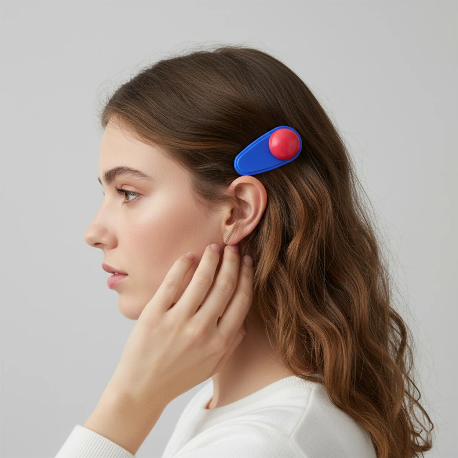 Decorative Snap Hair Clip Set (4 Pc) - Image 4