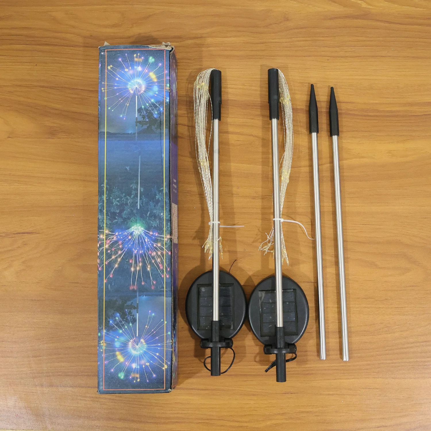 Decorative Solar Firework LED Garden Lights (2 Pc) - Image 9