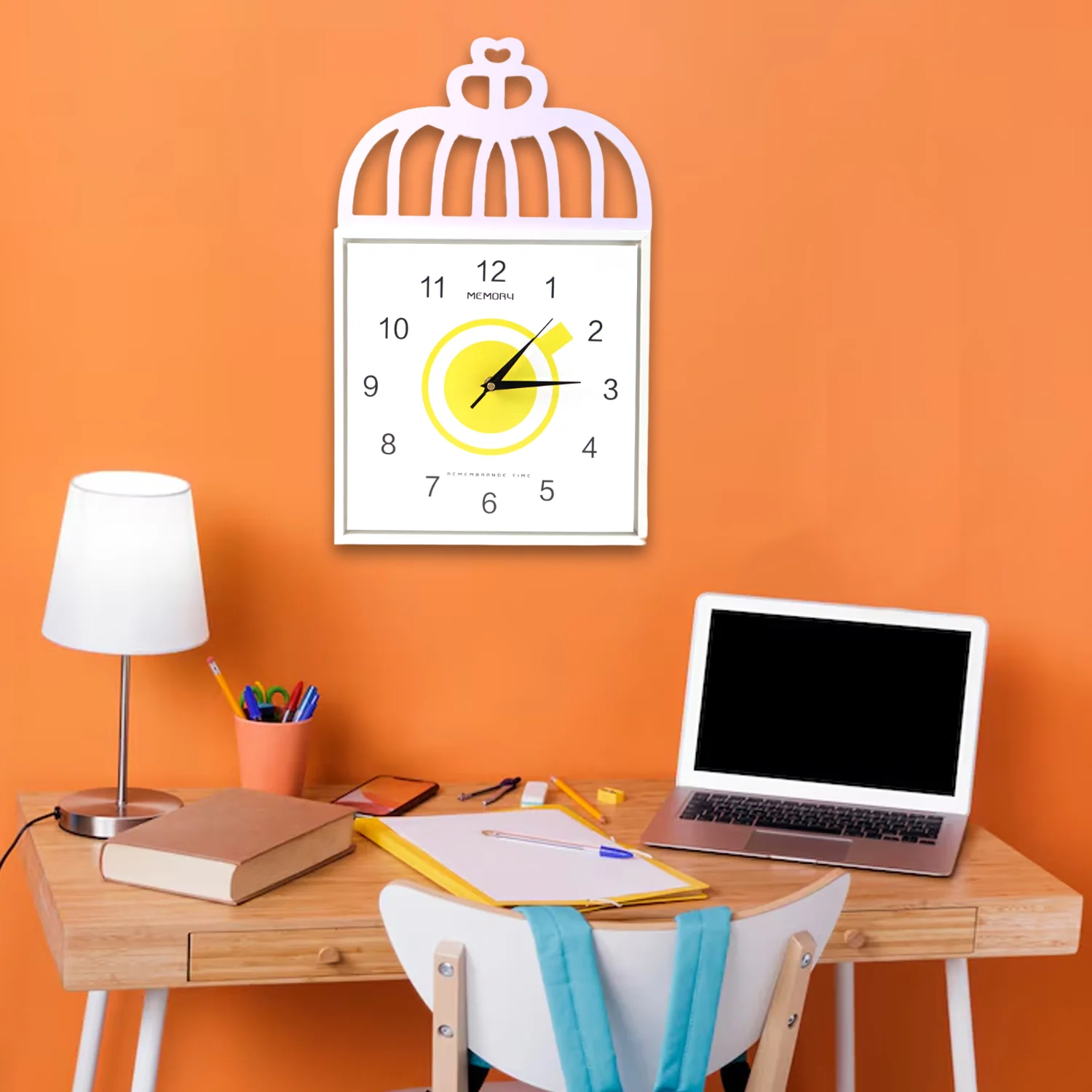 Decorative Square Wall Clock Battery Operated – 1 Pc - Image 7