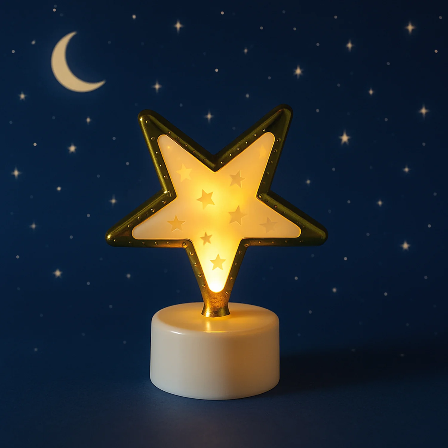 Decorative Star Shaped Flameless LED Candles (4 Pc) - Image 6