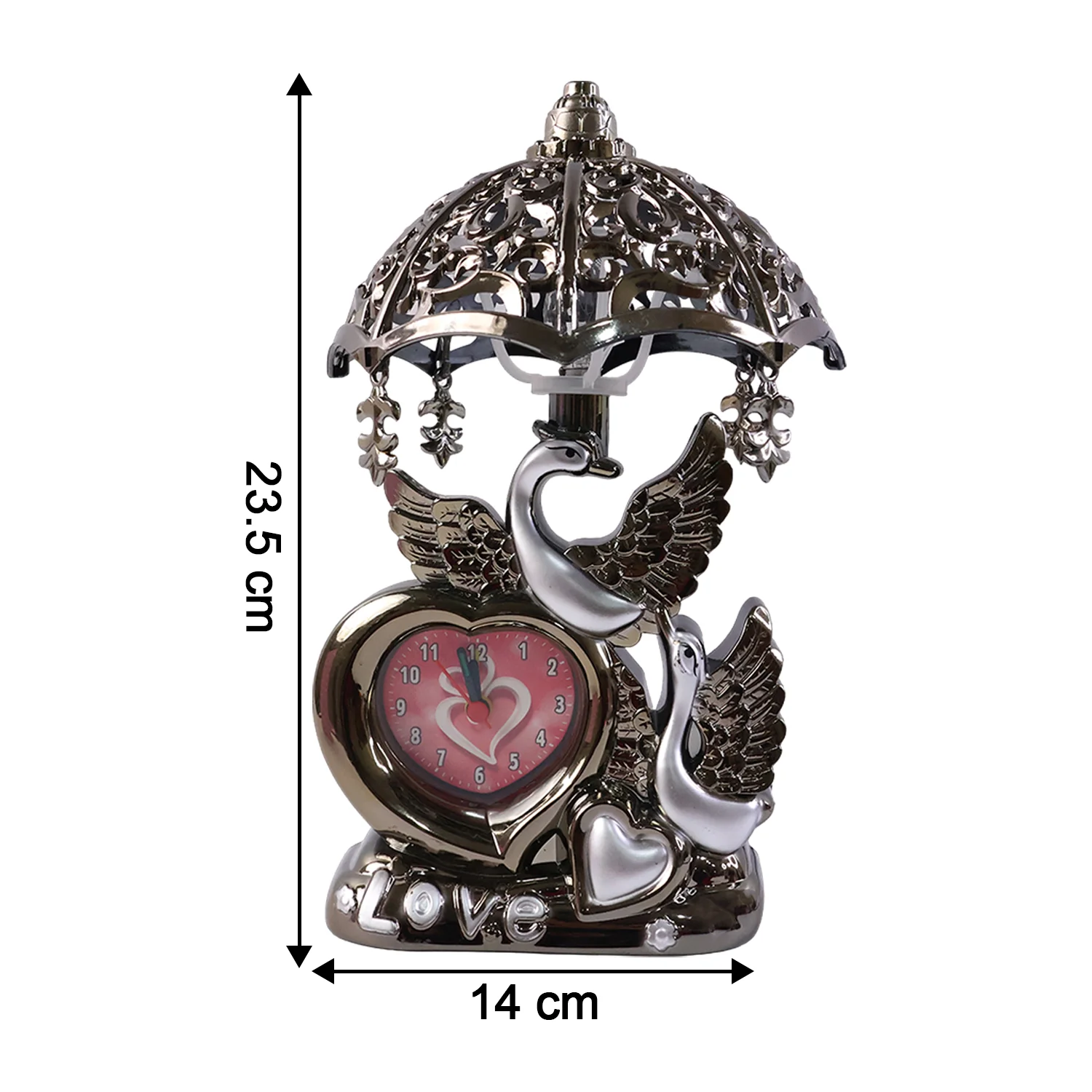 Decorative Swan Couple Table Lamp (1 Pc) - Image 6