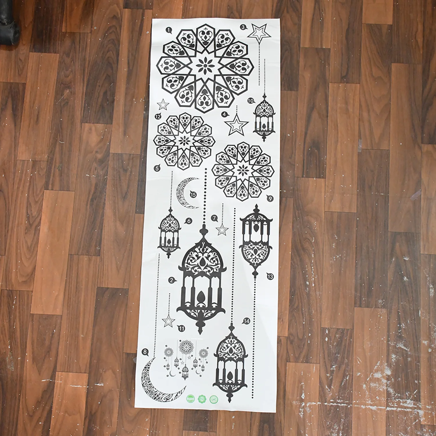 Decorative Wall Sticker 90x30 cm (1 Pc) - Image 8