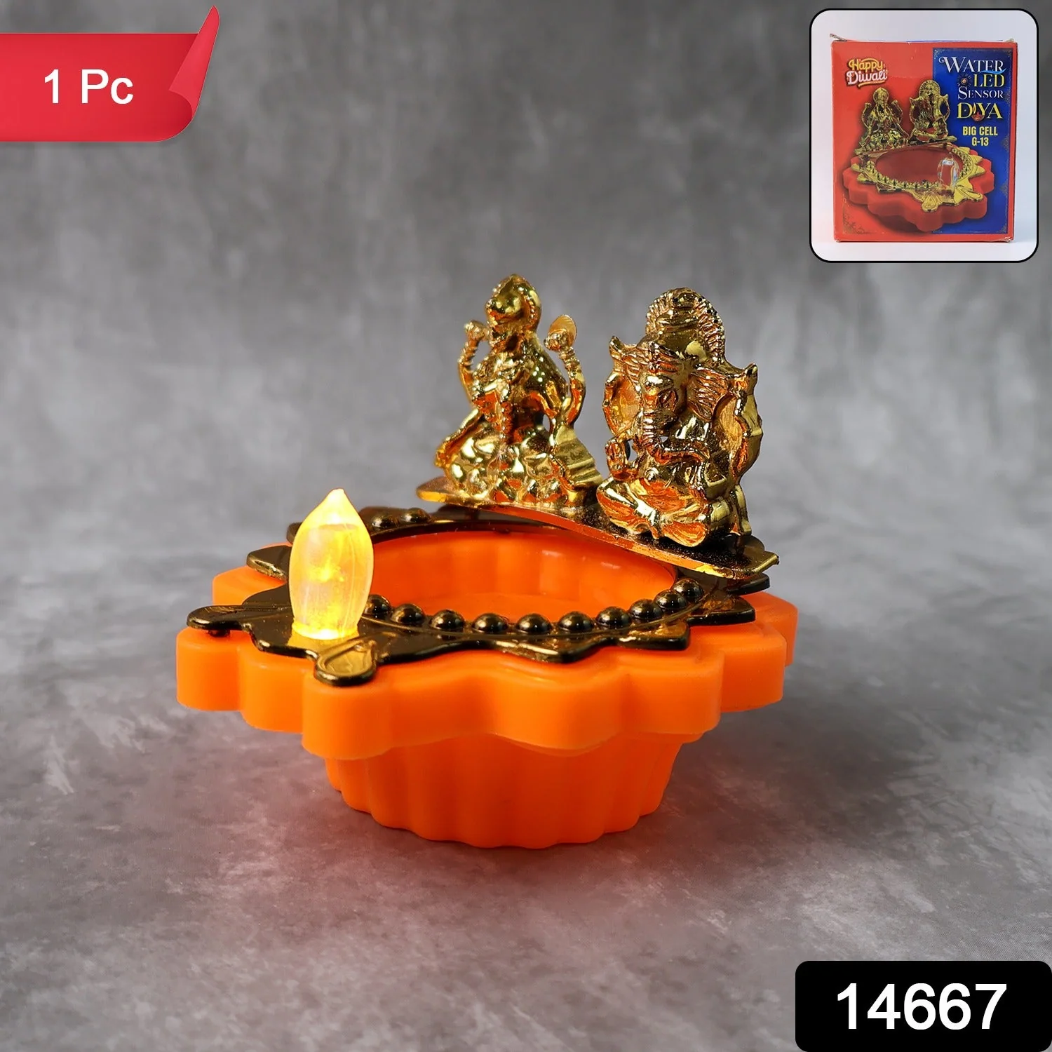 Decorative Water Sensor LED Diya (1 Pc) - Image 2