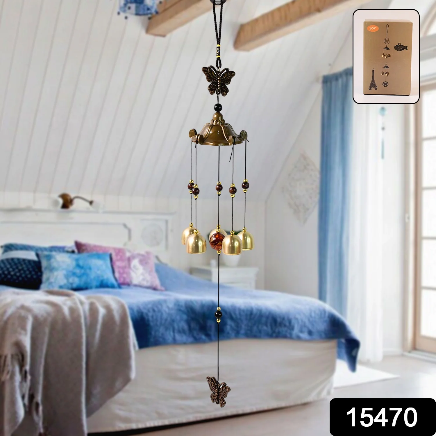 Decorative Wind Bell Chimes Outdoor Hanging (1 Pc) - Image 2