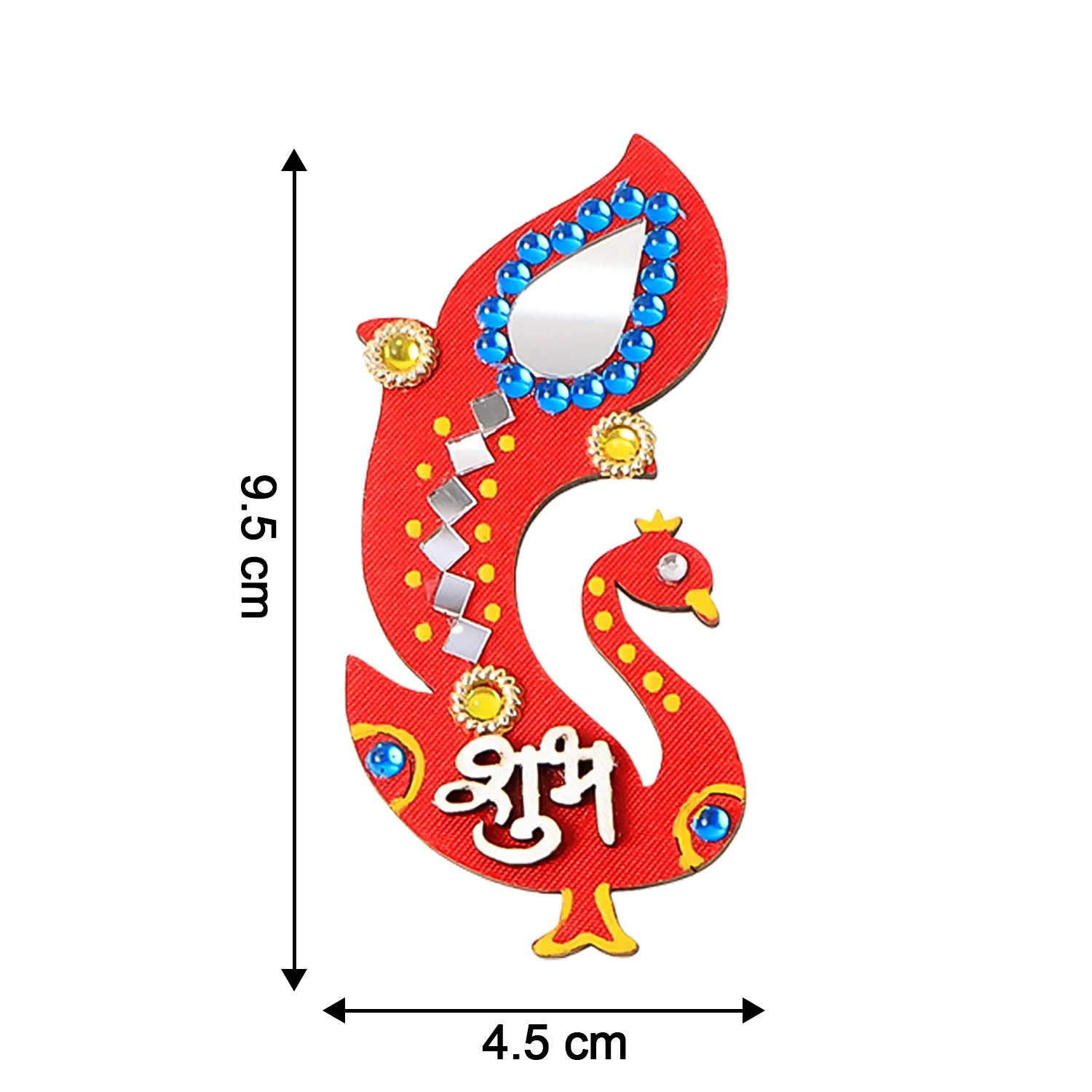 Decorative Wooden Shubh Labh Wall Hanging (2 Pc) - Image 6