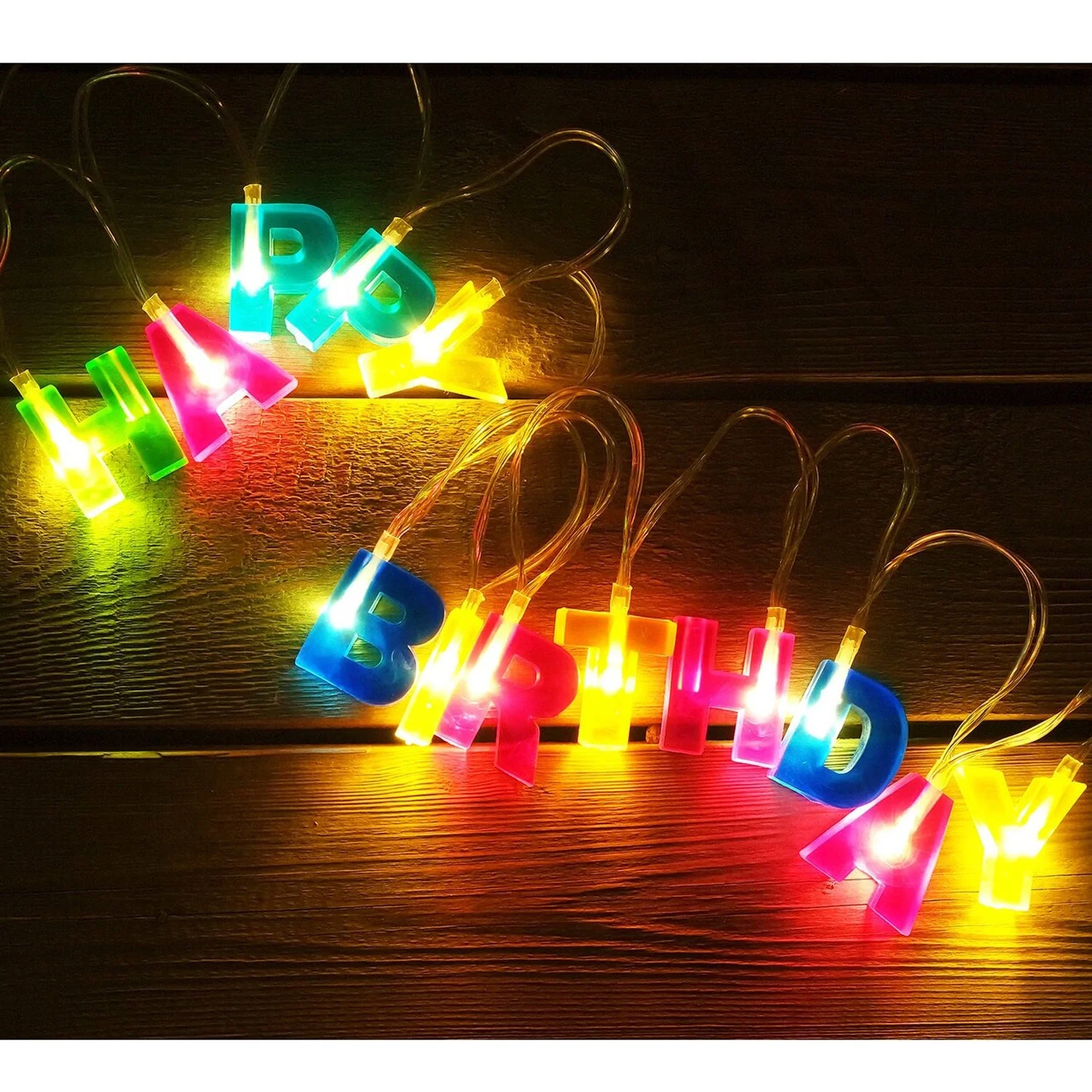 Decoratives 13 LED Letter Battery Operated String Lights - Image 4
