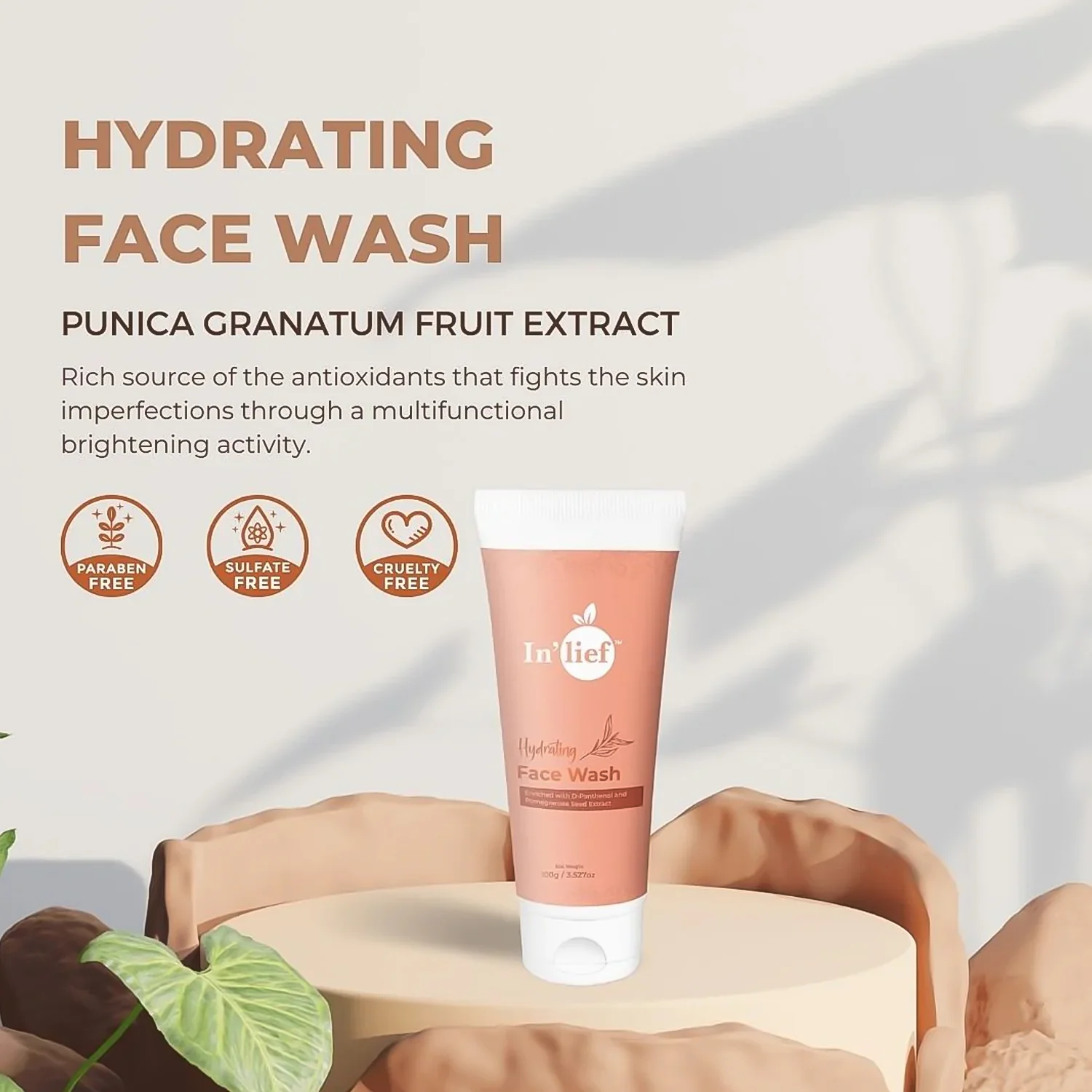 In'lief Deep Hydrating & Refreshing Face Wash (1 Pc / 100 Gm) - Image 6
