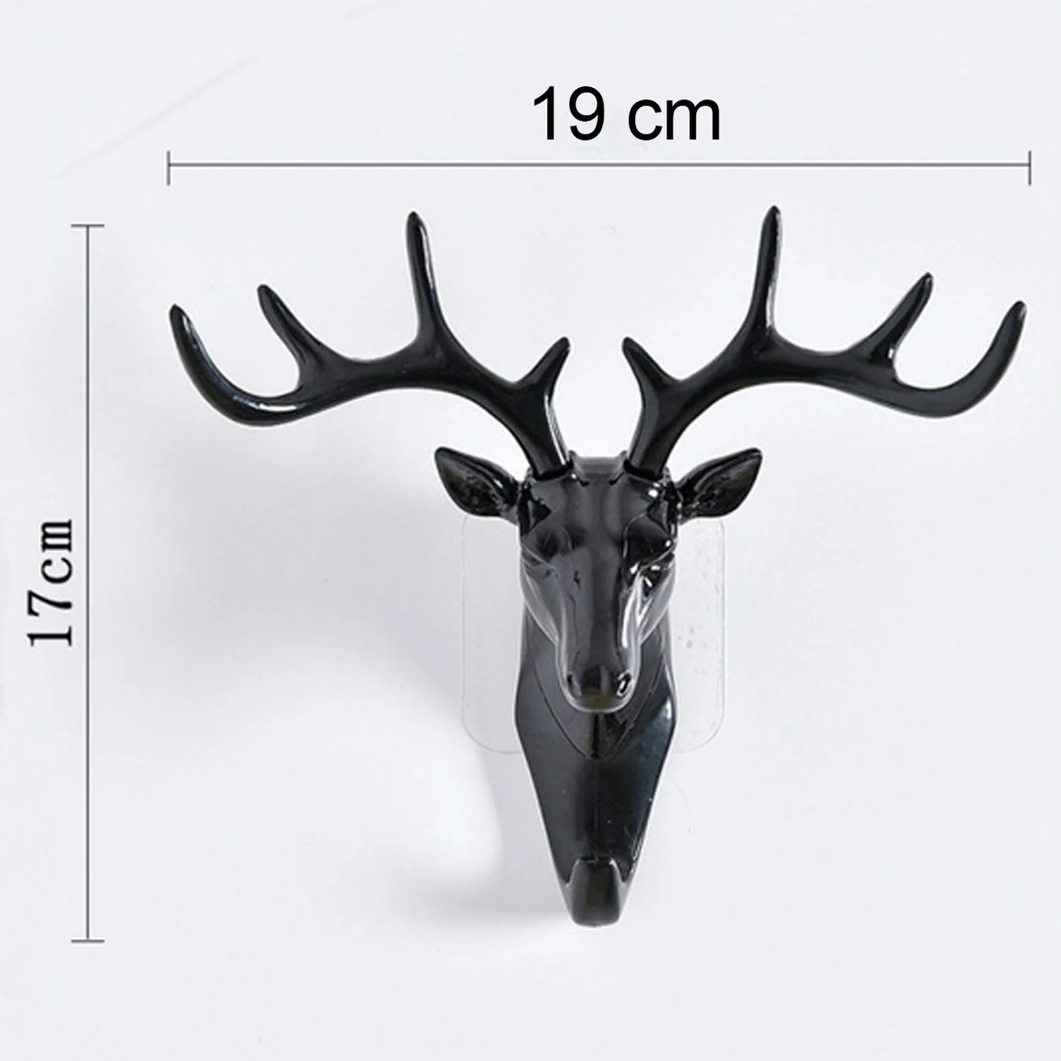 Deer Head Self Adhesive Wall Door Hook Hanger - Image 6