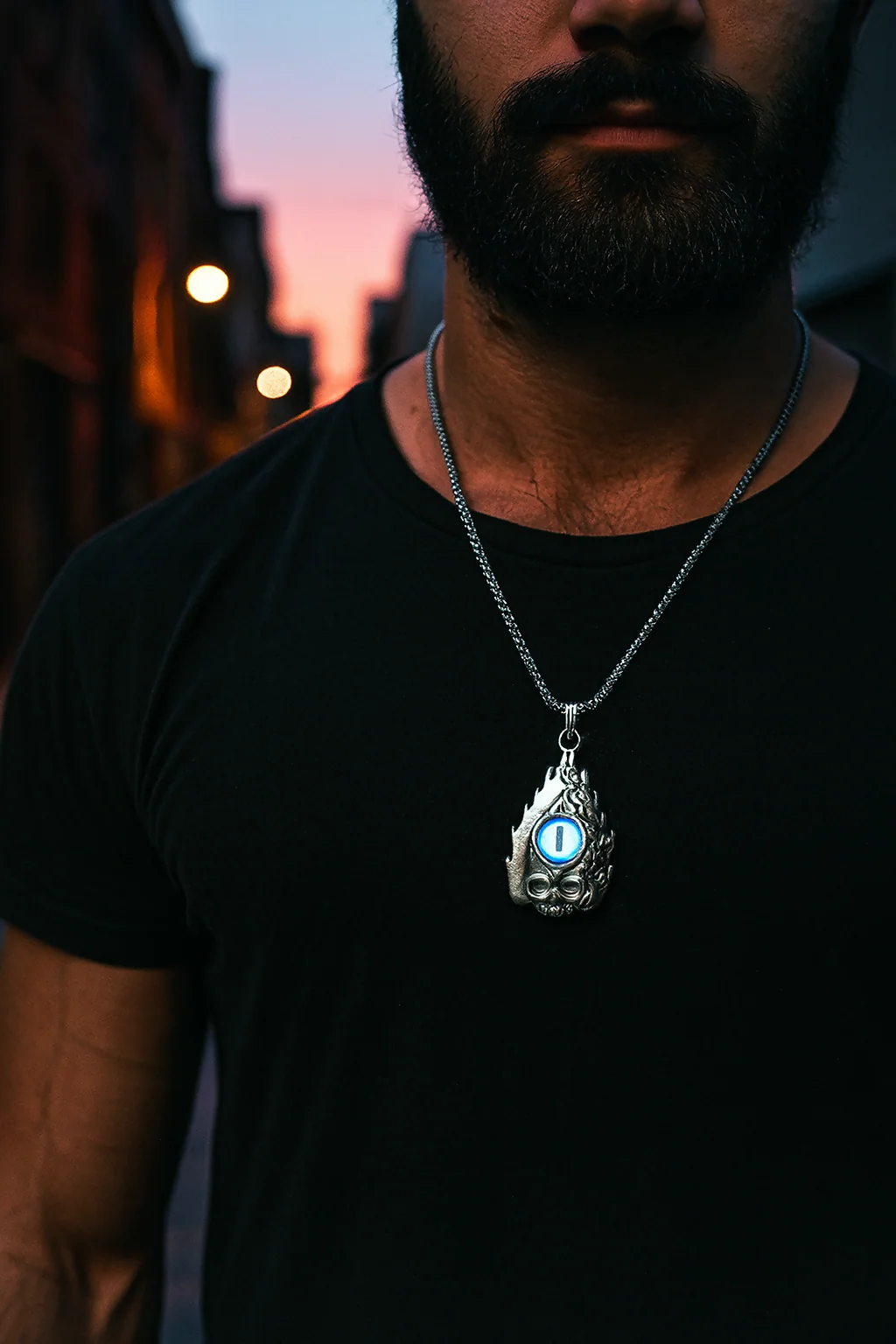 Demon Devil's Eye Chain Pendant - Image 2