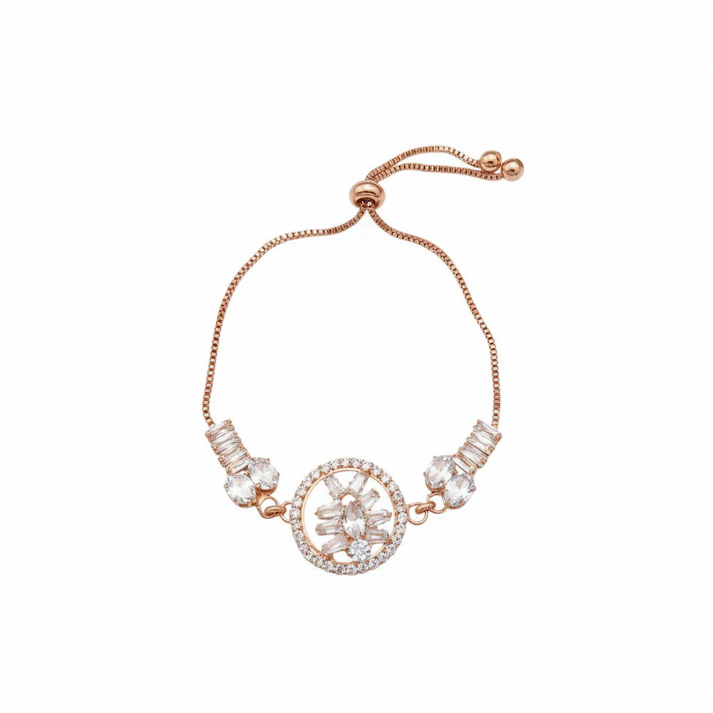 Designer AD Floral Bracelet for party wear - Image 4