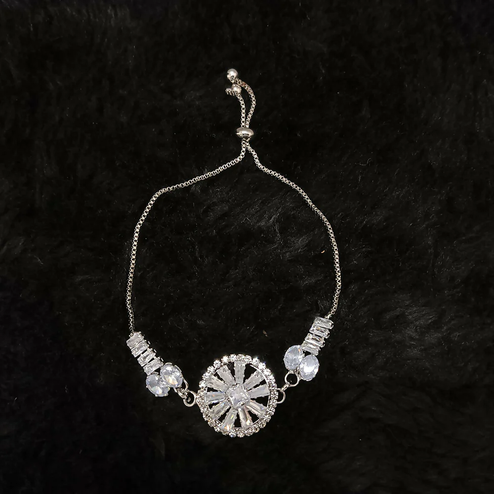 Designer AD Floral Bracelet perfect for party wear - Image 5