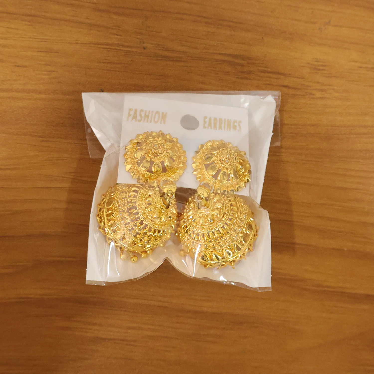 Designer Gold Plated Ethnic Jhumka Earrings for Women & Girls Festive Wear - Image 6