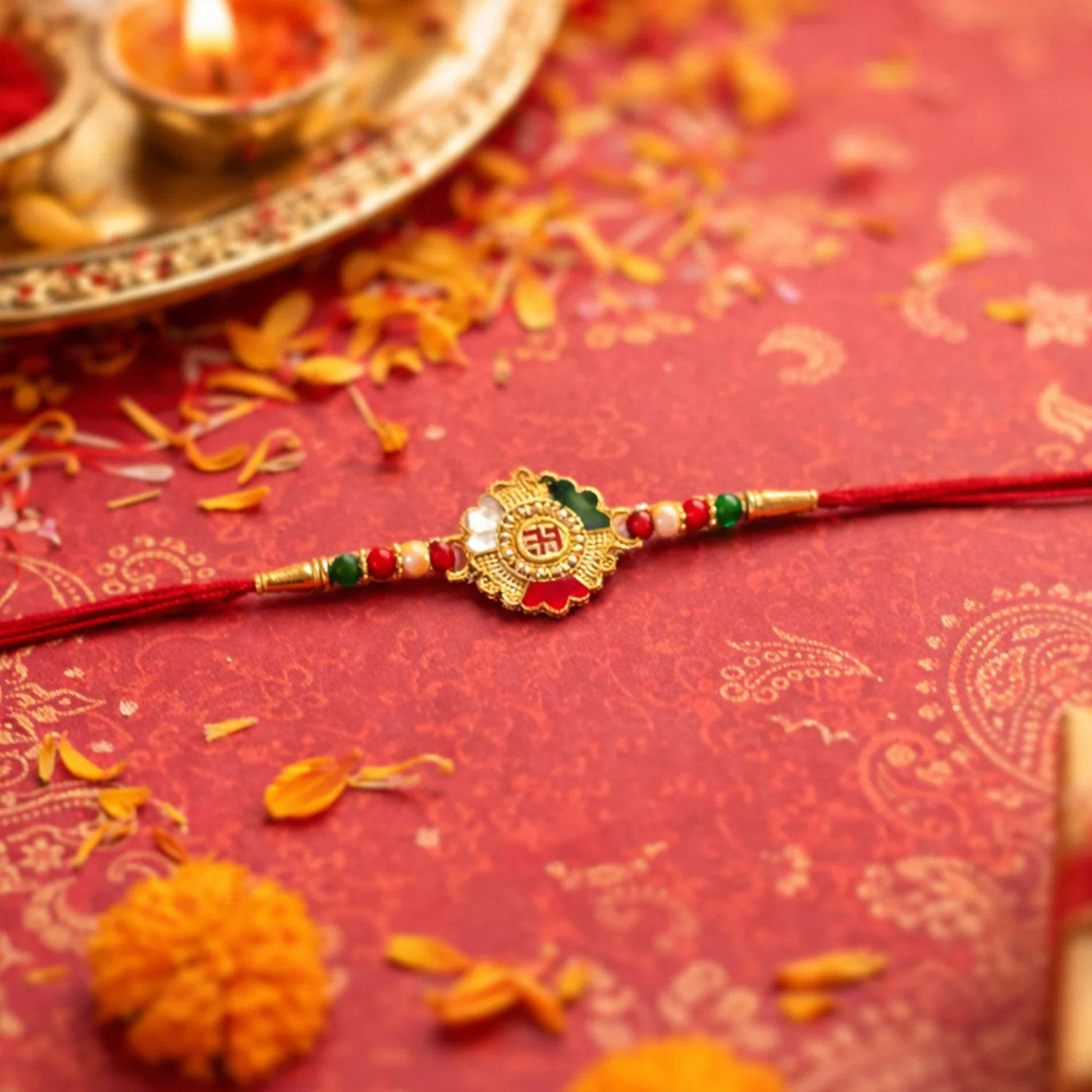 Designer Rakhi for Brother (1 Pc) - Image 3
