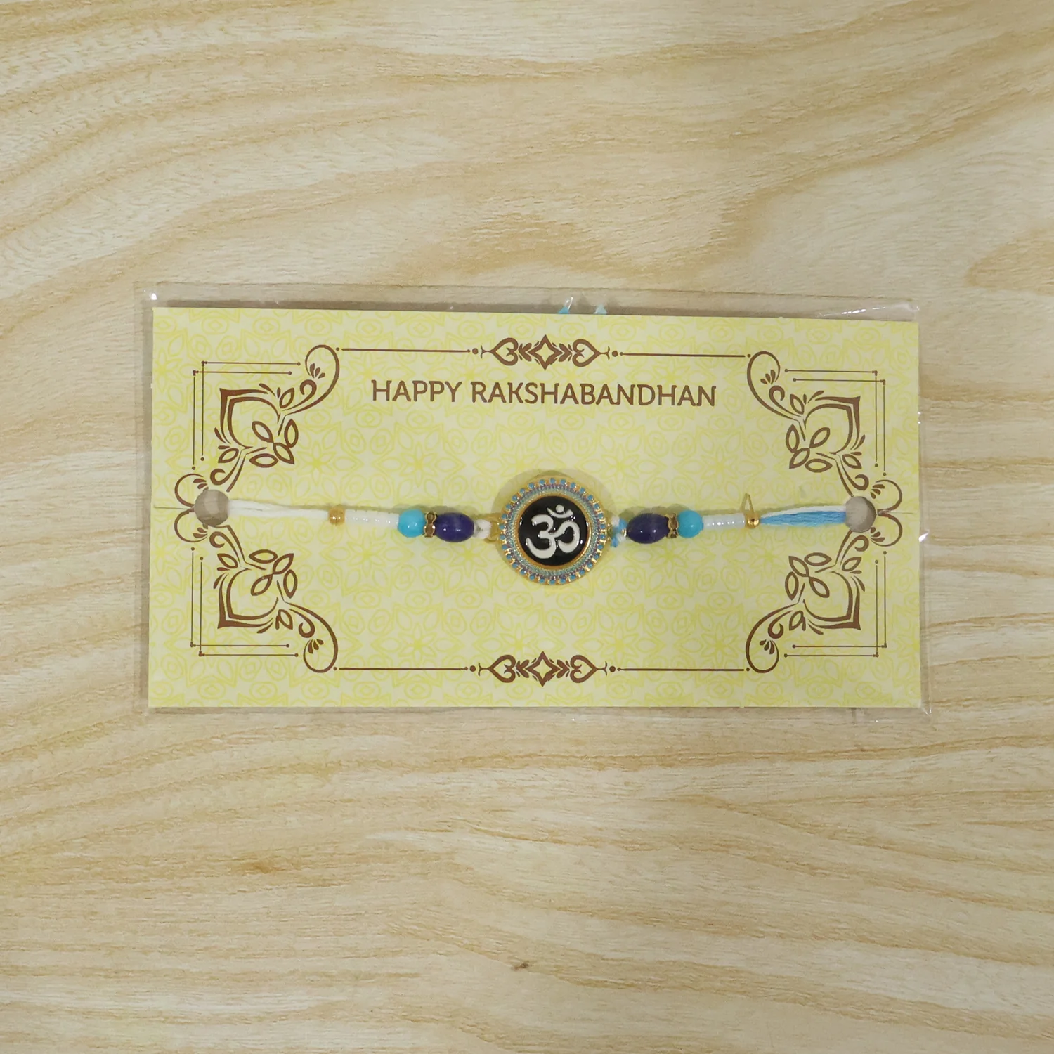 Designer Rakhi with Om Symbol (1 Pc) - Image 8