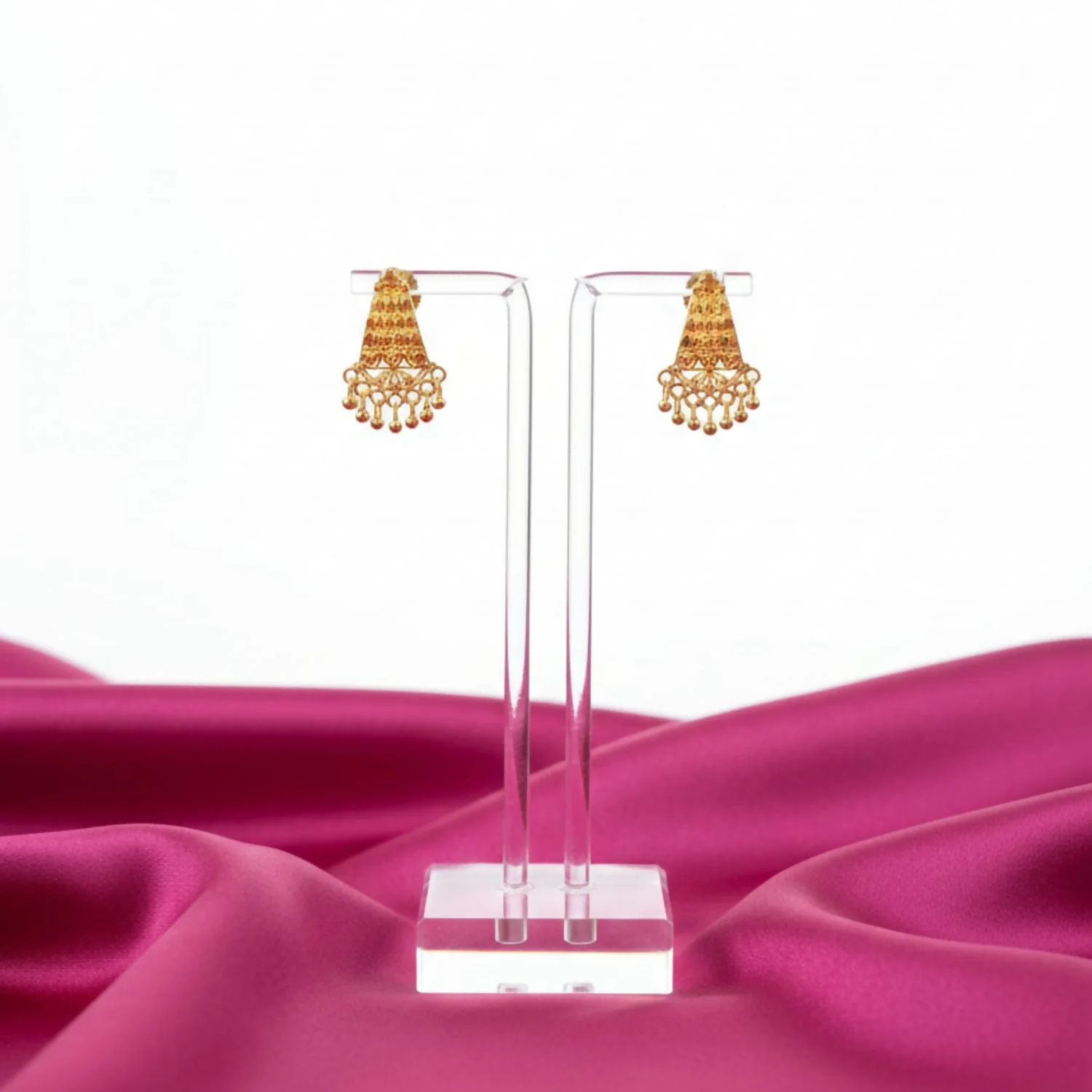 Designer Traditional Gold Tone Jhumka | Stylish Jewellery - Image 3
