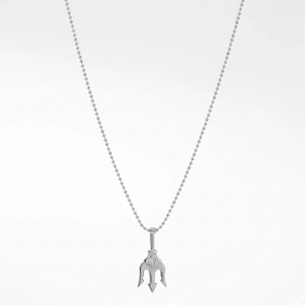Designer Trishul Chain Pendant for Men Stylish Religious Symbol Necklace - Image 3