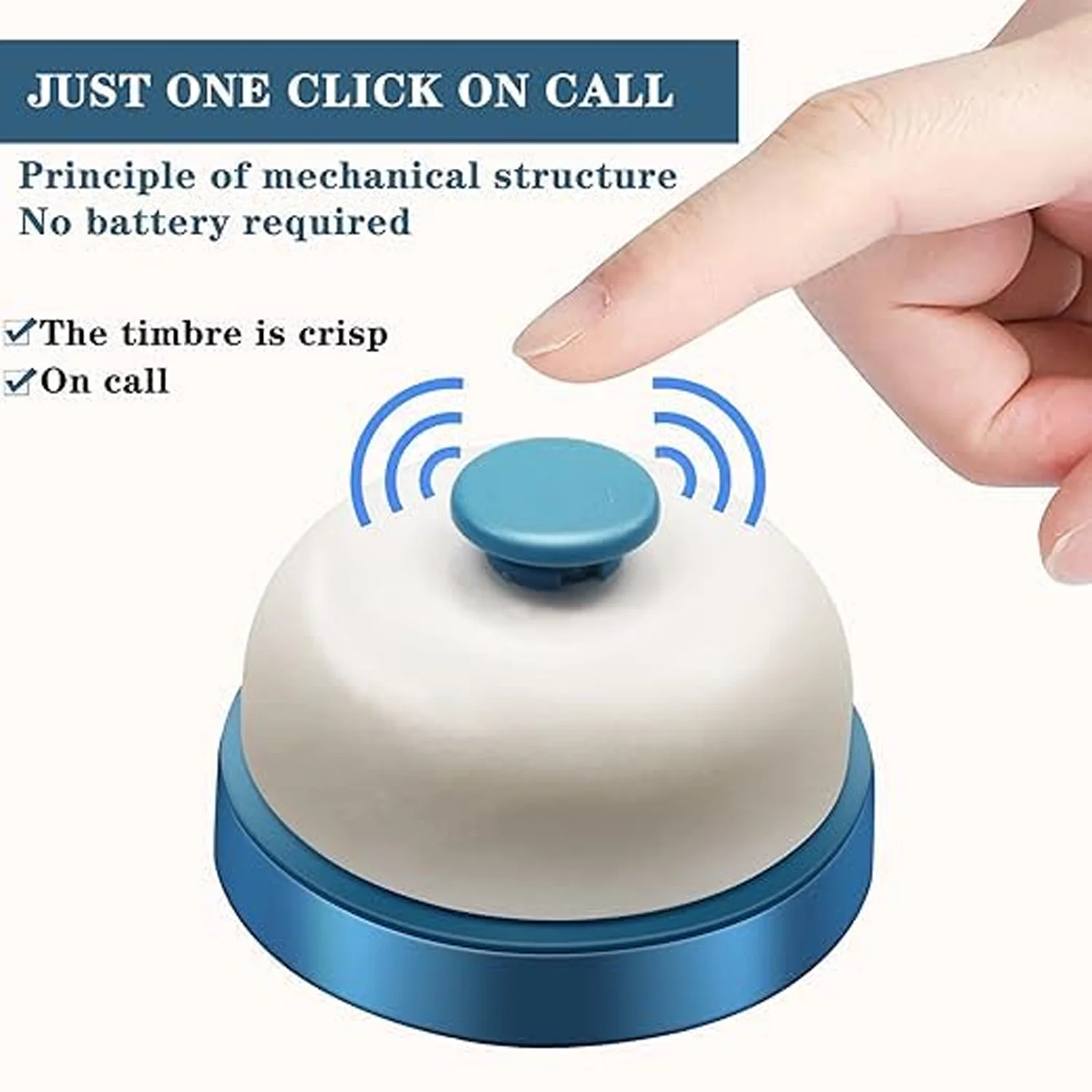 Desk Ring Bell with Loud Clear Sound - Image 3