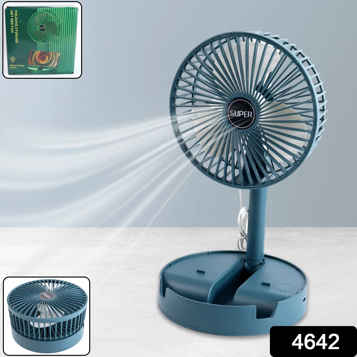Adjustable Portable Desktop Fan - Image 2