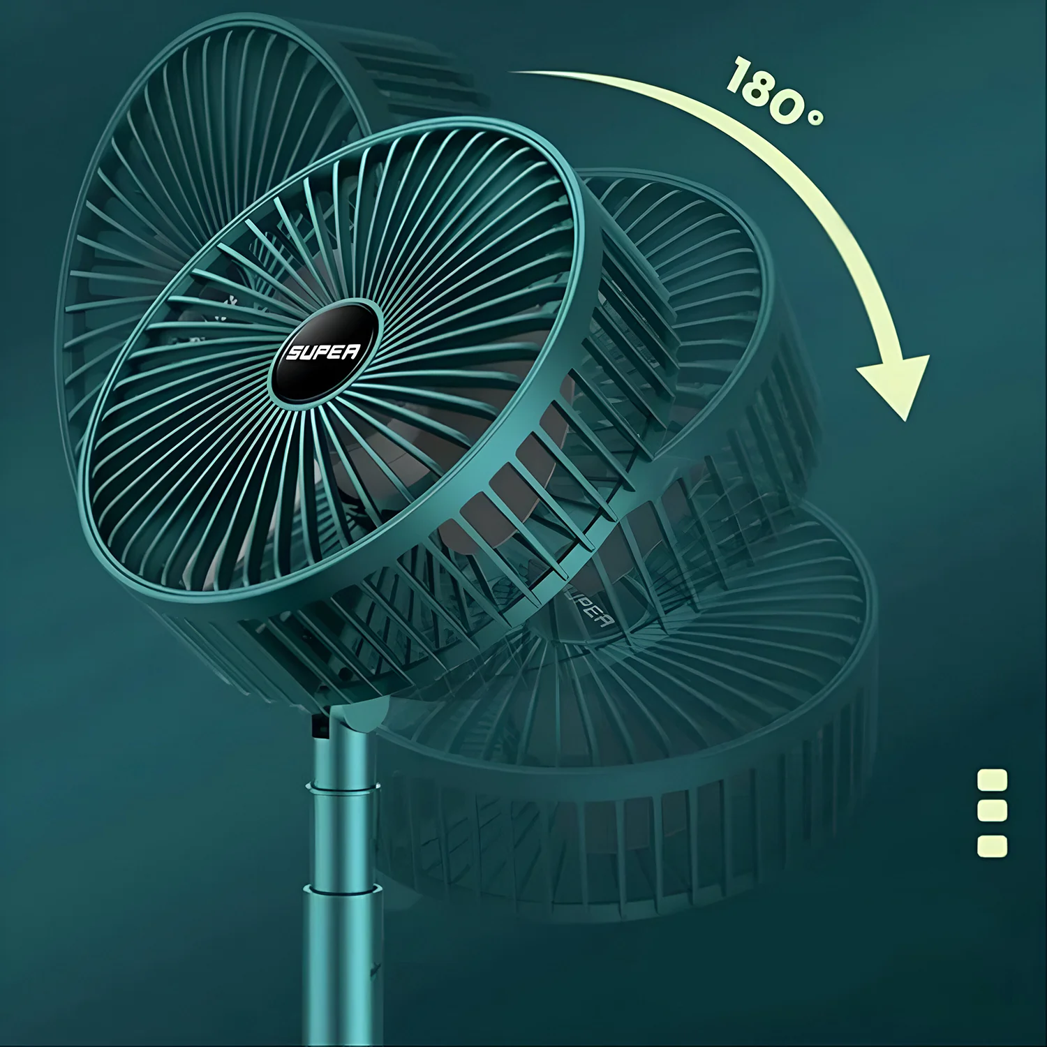 Adjustable Portable Desktop Fan - Image 4