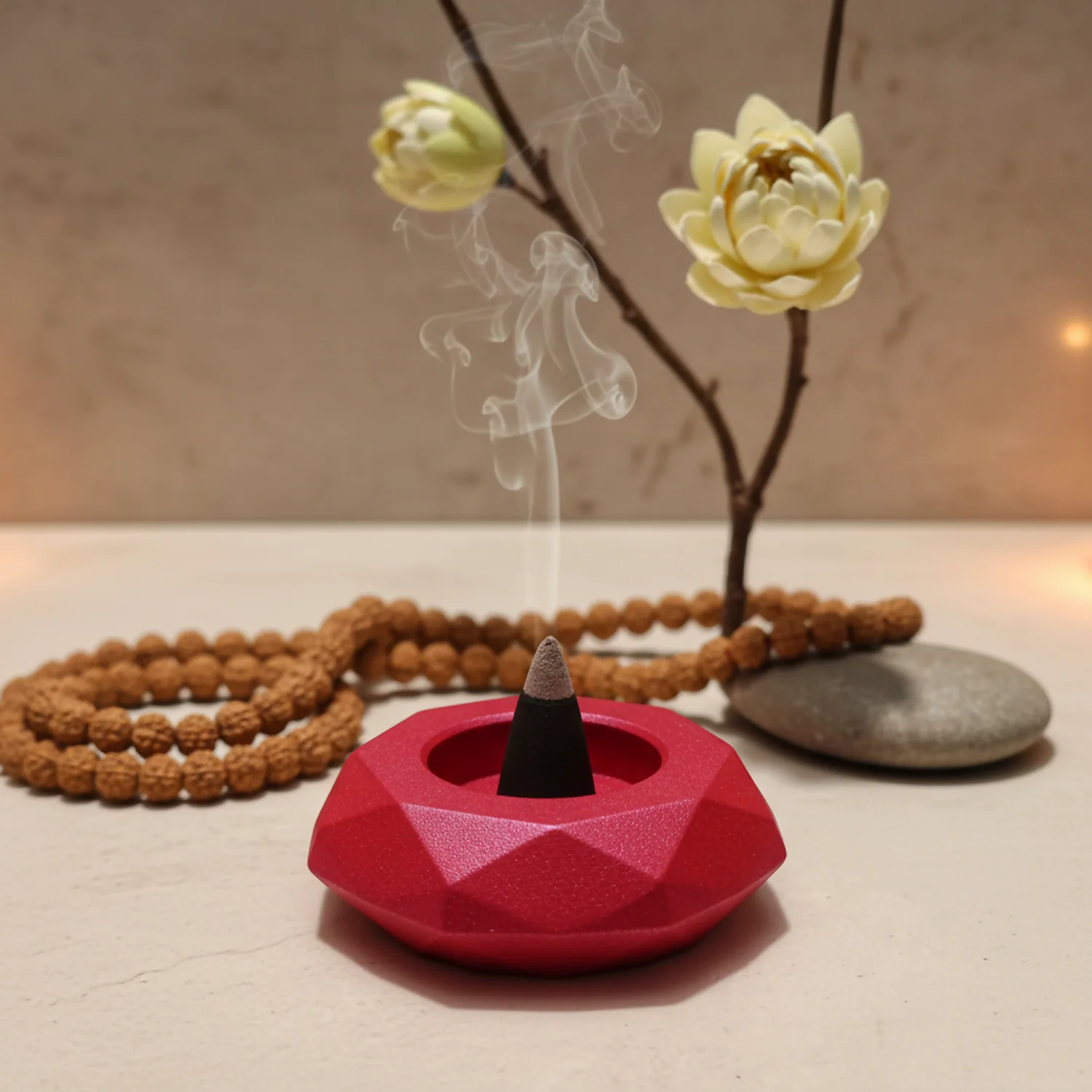 Diamond Decorative Diya Multi-Purpose Tealight Candle Holder - Image 2