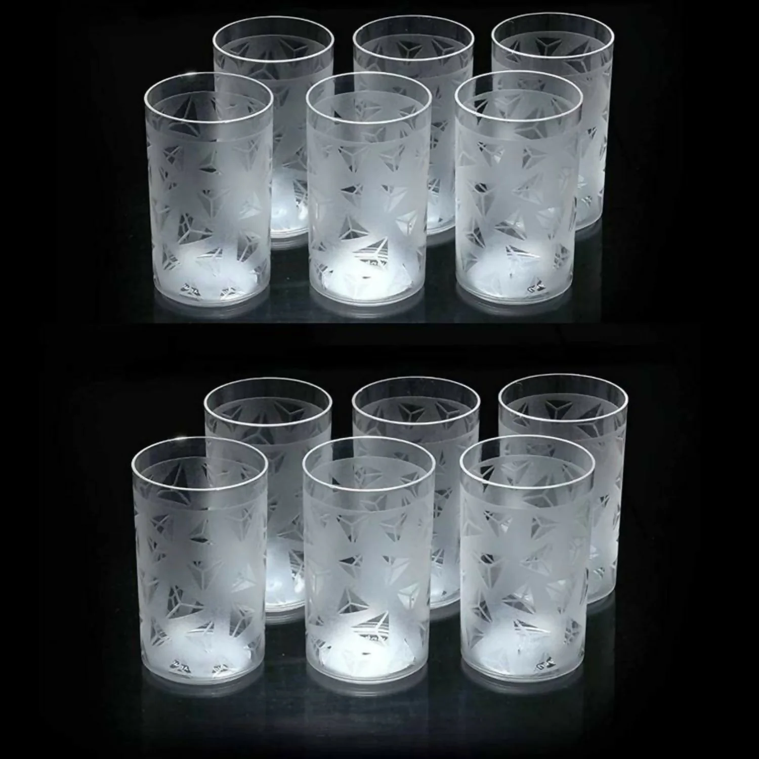 Diamond Plastic glass (pack of 6) - Image 2