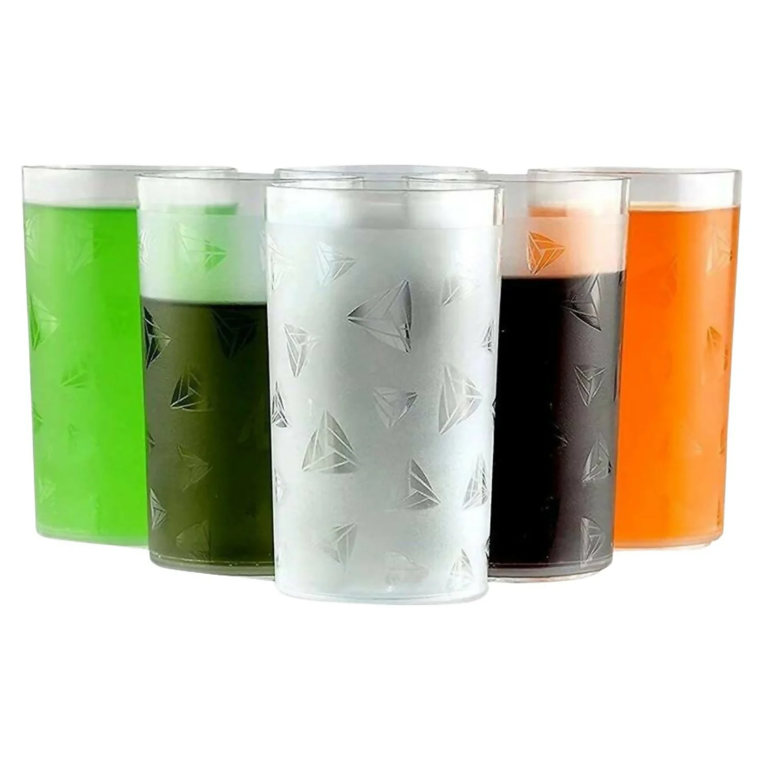 Diamond Plastic glass (pack of 6) - Image 4