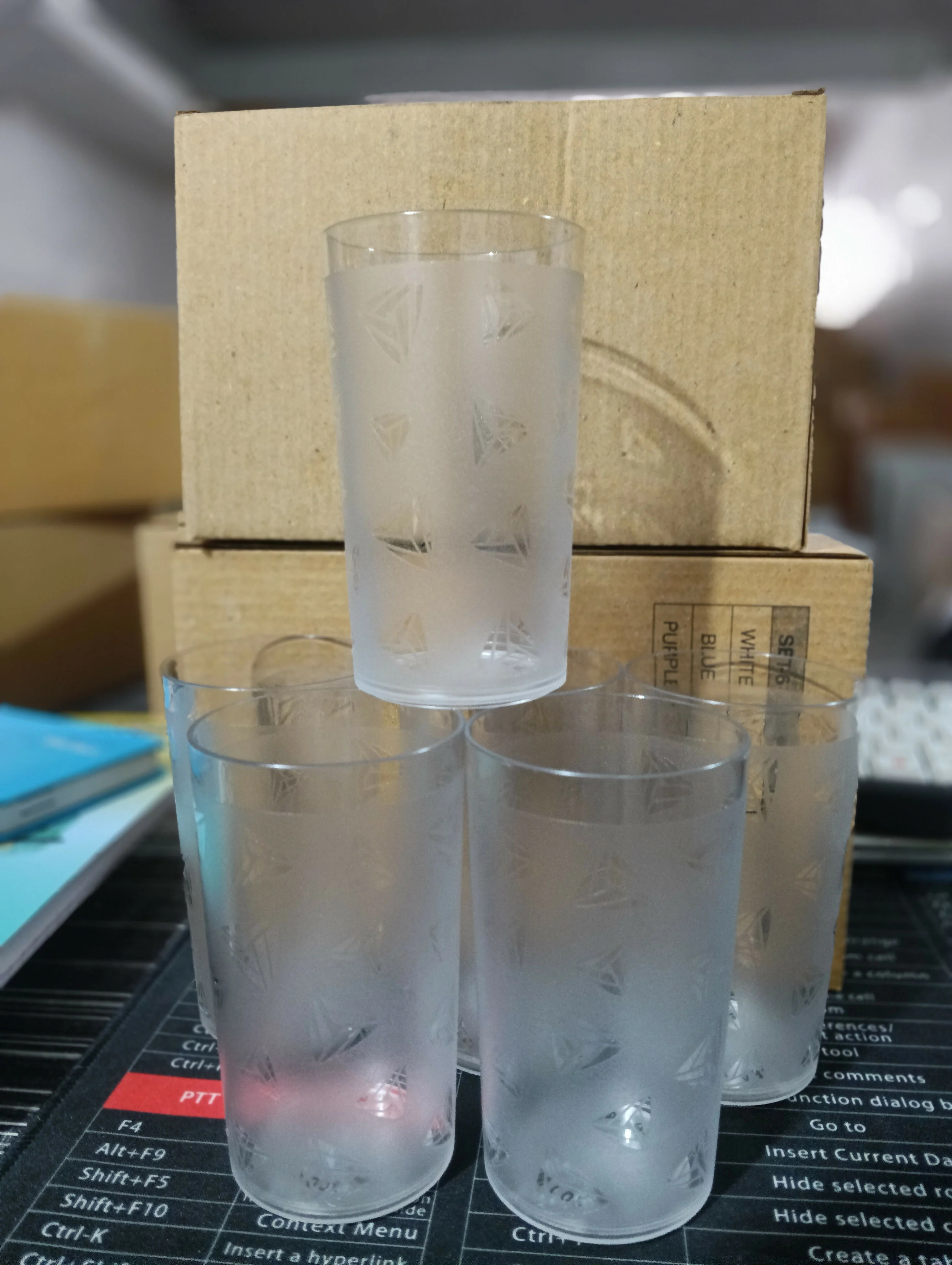 Diamond Plastic glass (pack of 6) - Image 5