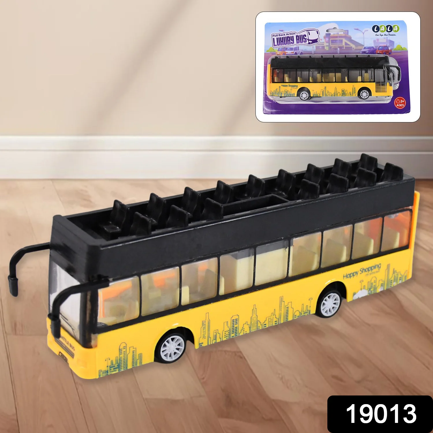 Die-cast Alloy London Long Bus Double Decker Sightseeing Bus - Image 2