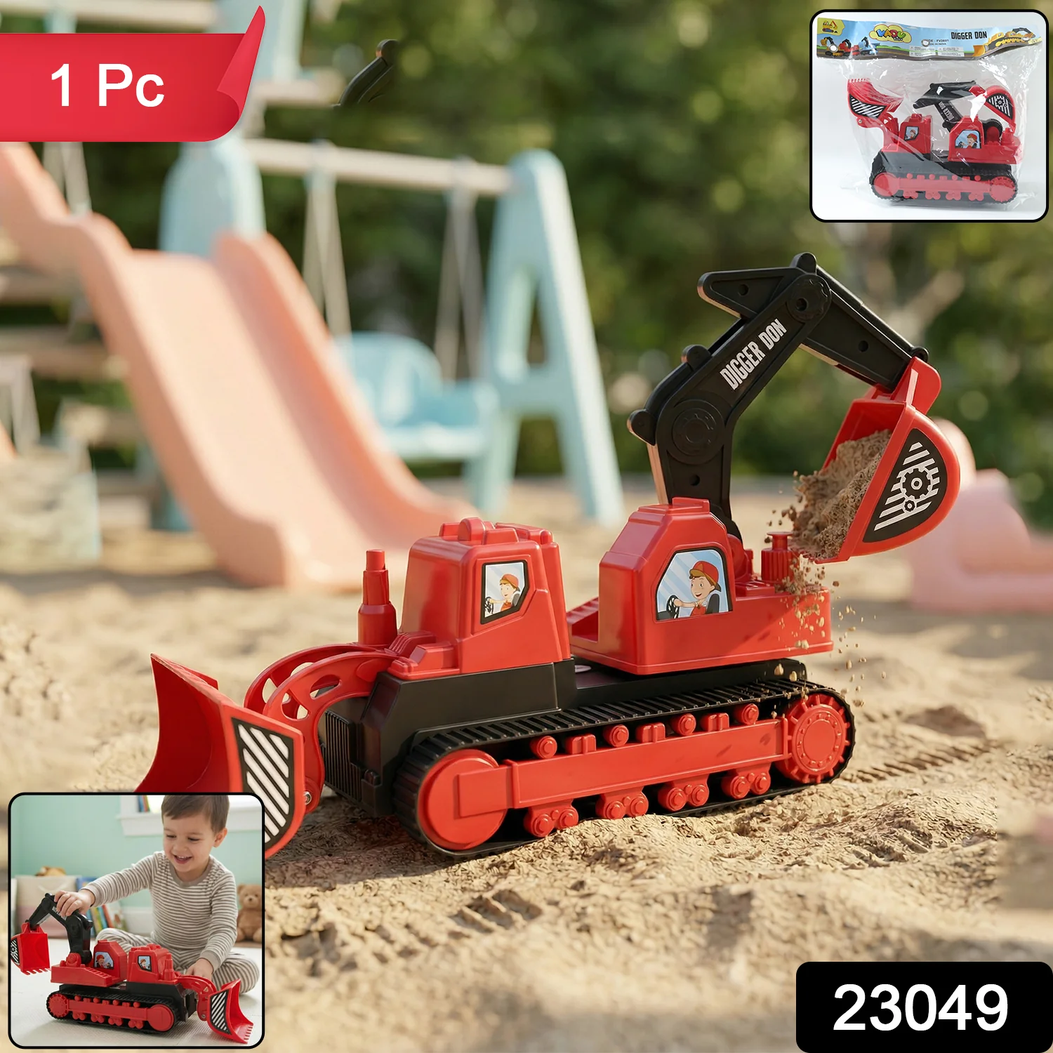 Digger Don Construction Track Toy 1 Pc - Image 2