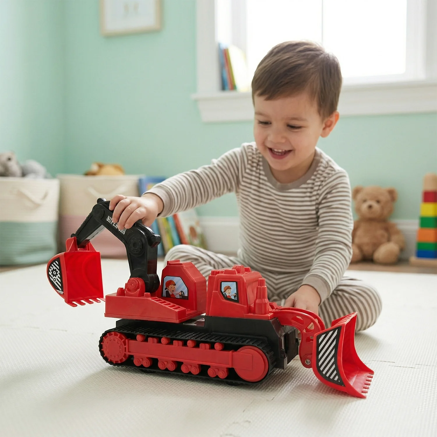 Digger Don Construction Track Toy 1 Pc - Image 3