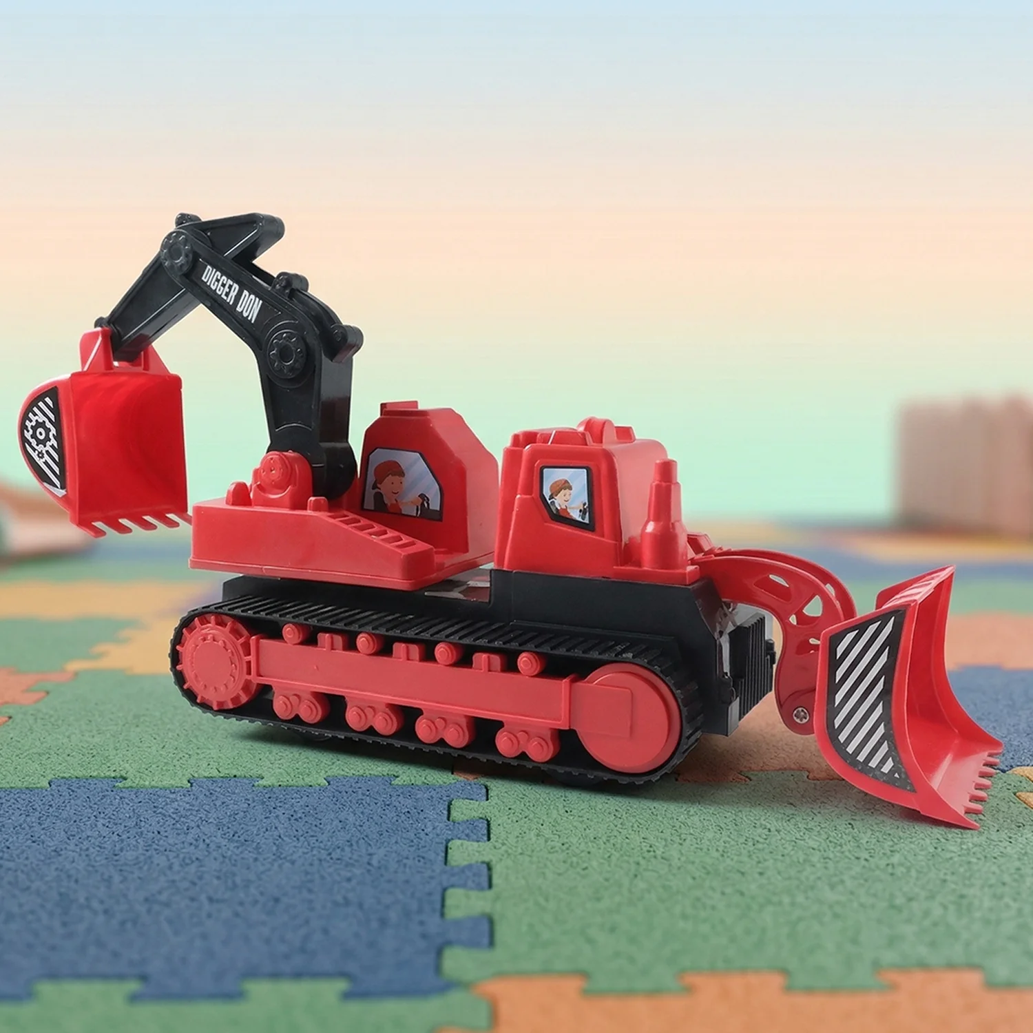 Digger Don Construction Track Toy 1 Pc - Image 4