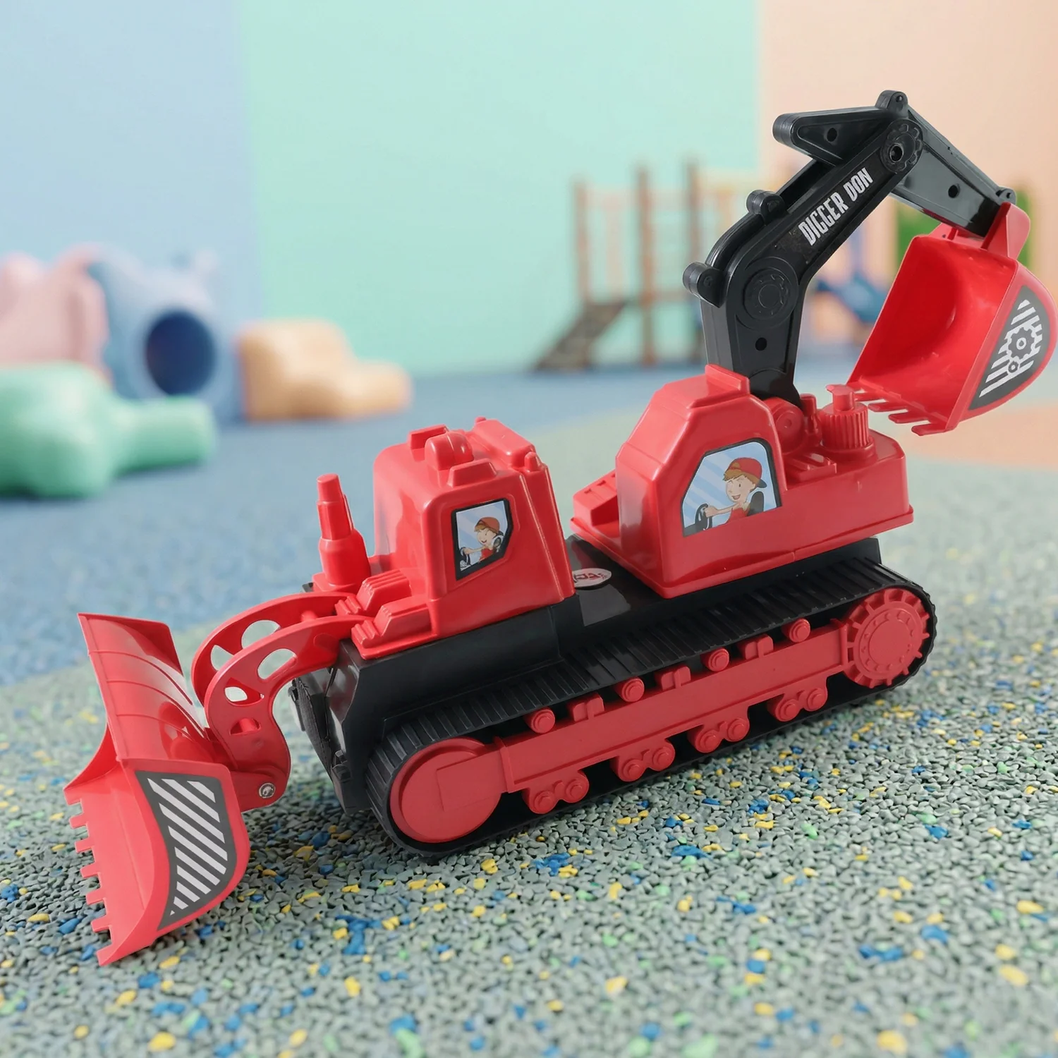 Digger Don Construction Track Toy 1 Pc - Image 7