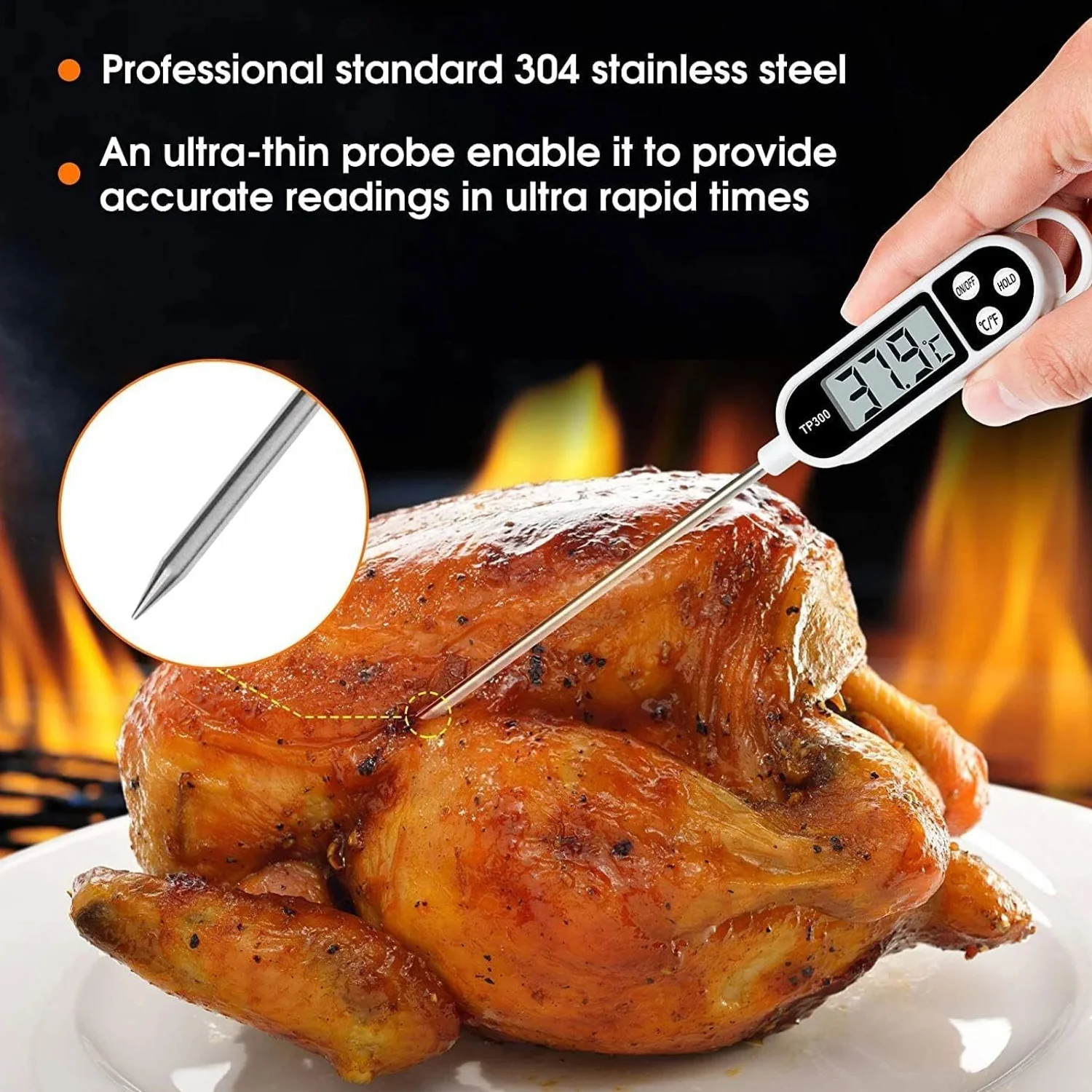 Digital Food Thermometer with LCD Display (1 Pc) - Image 7