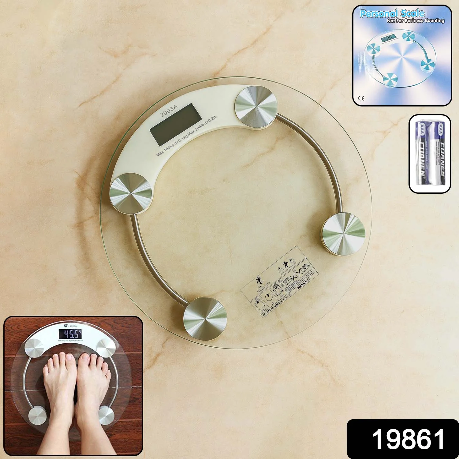 Digital Personal Body Weight Scale (1 Pc) - Image 2
