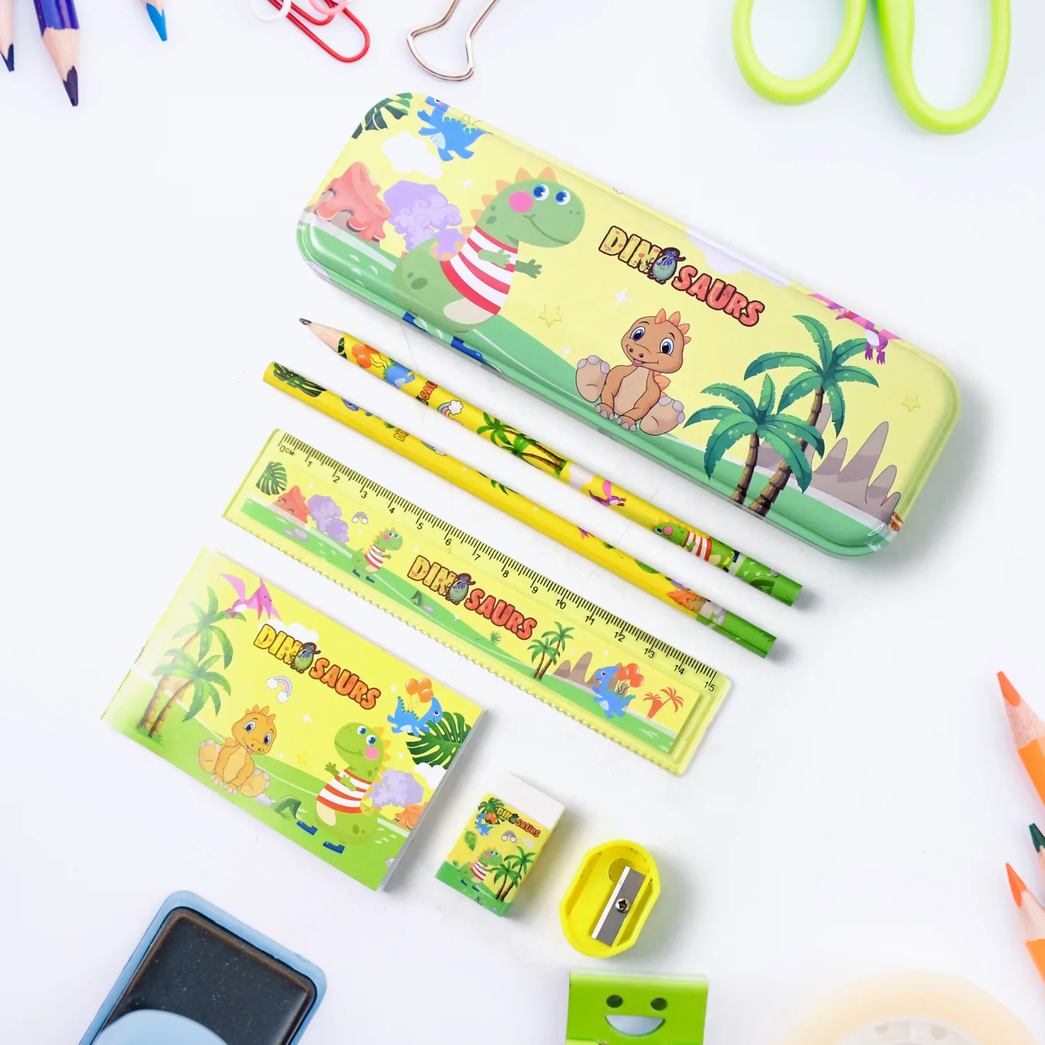 Dinosaur Printed Kids Stationery (Set) - Image 7
