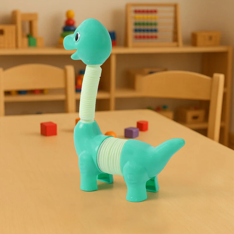 Dinosaur Shaped Pop Tube Toy – Stretchable, Bendable Stress Relief Fidget for Kids - Image 6
