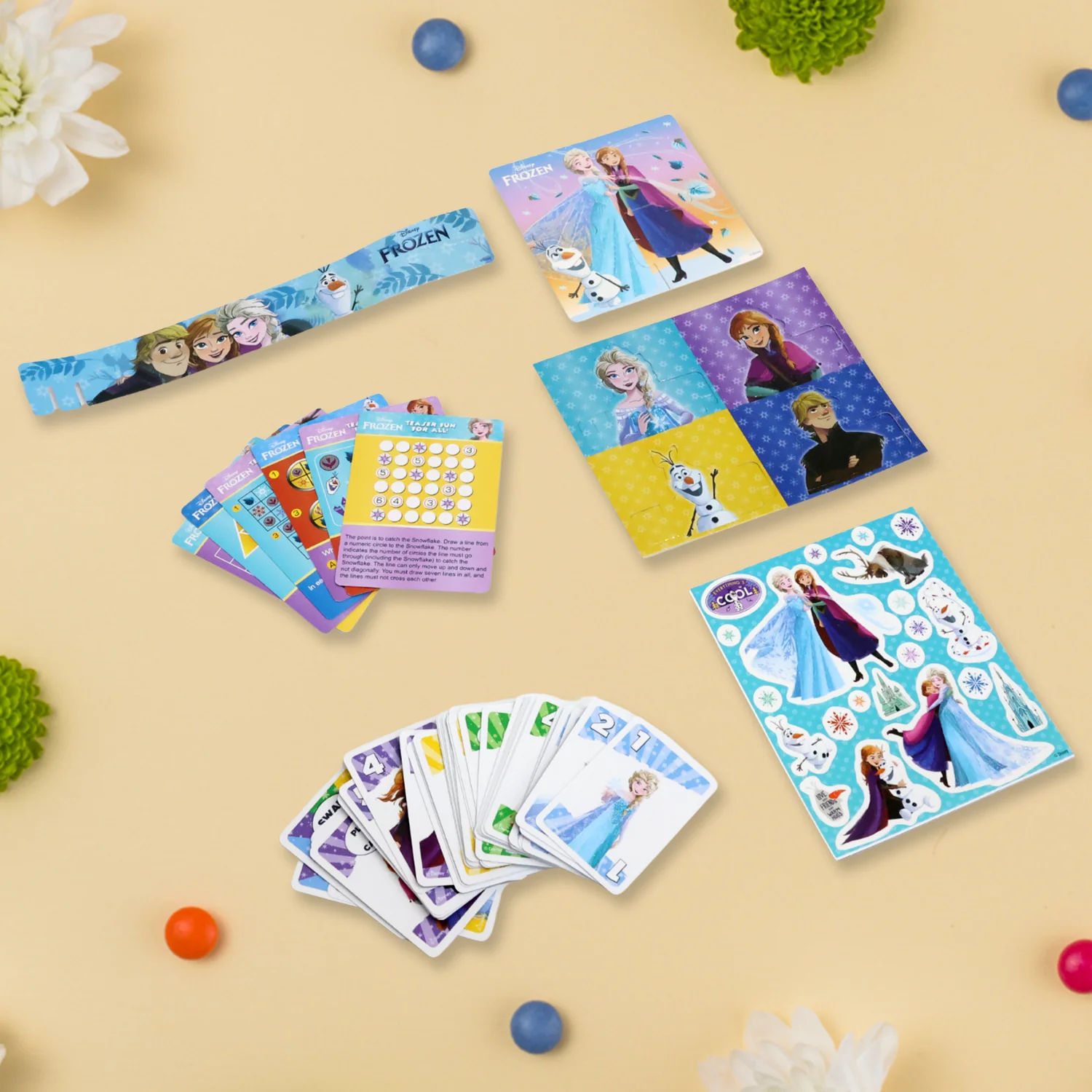 Disney Frozen Board Game & Activity Set for Kids - Image 4