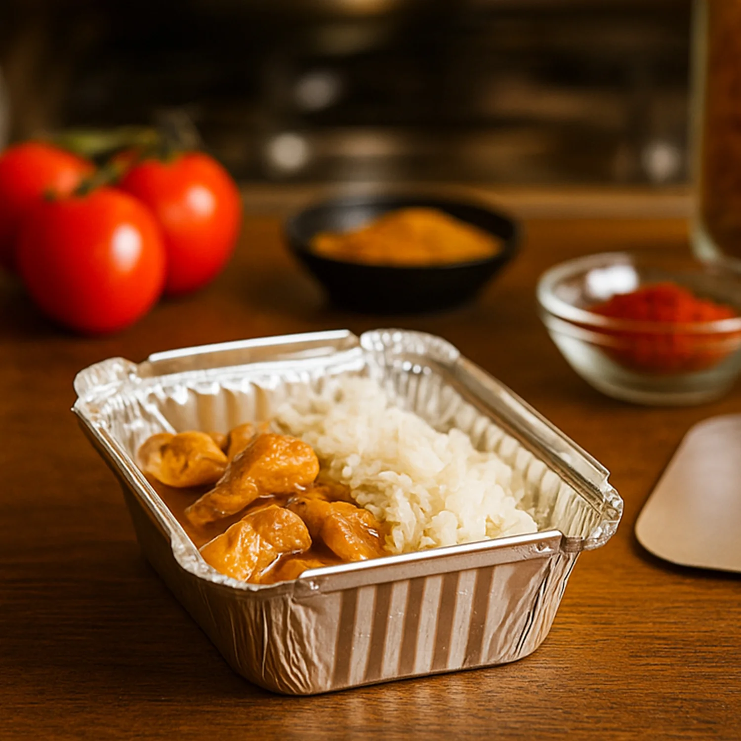 Disposable Aluminium Food Containers with Lids – 250 ml Capacity (Pack of 25) - Image 6