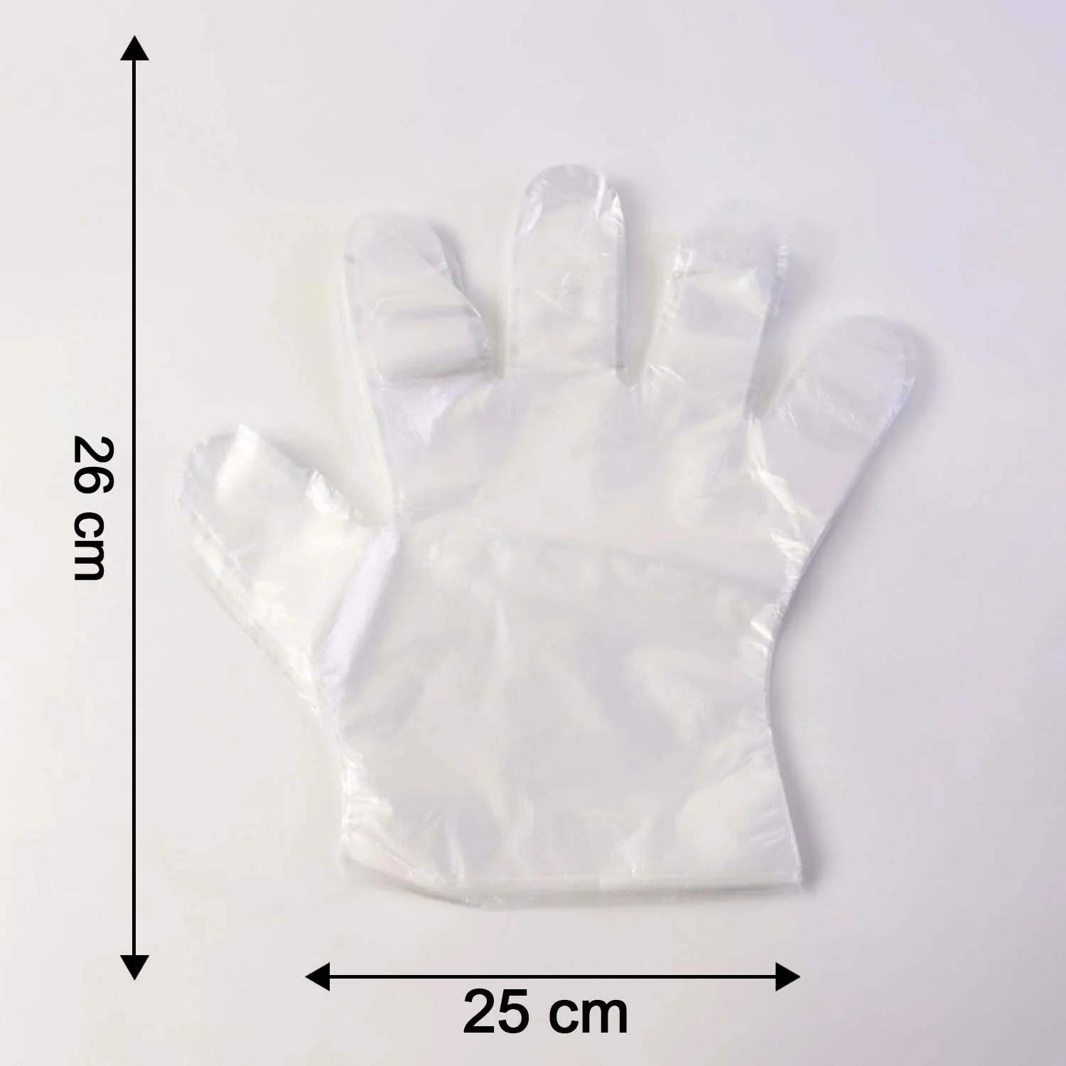 Disposable Clear Gloves, 50 Pc Pack - Image 4