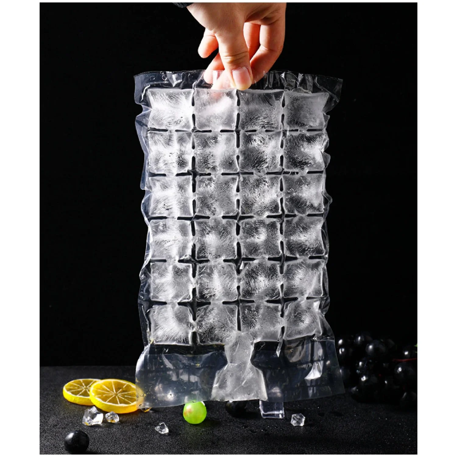 Disposable Ice Cube Bags, Cold Ice Pack Cooler Bag for Cocktail Food Wine - Image 7