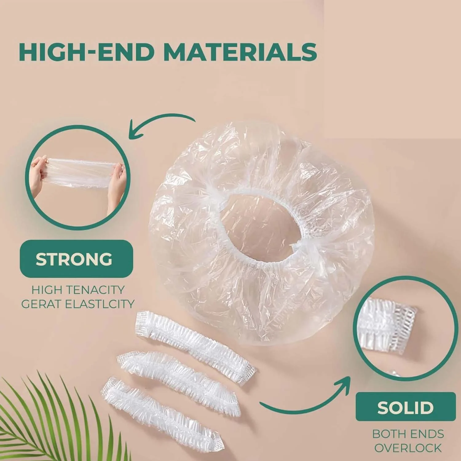 Disposable Men’s Hair Protection Shower Cap / Head Cover (5 Pc) - Image 4