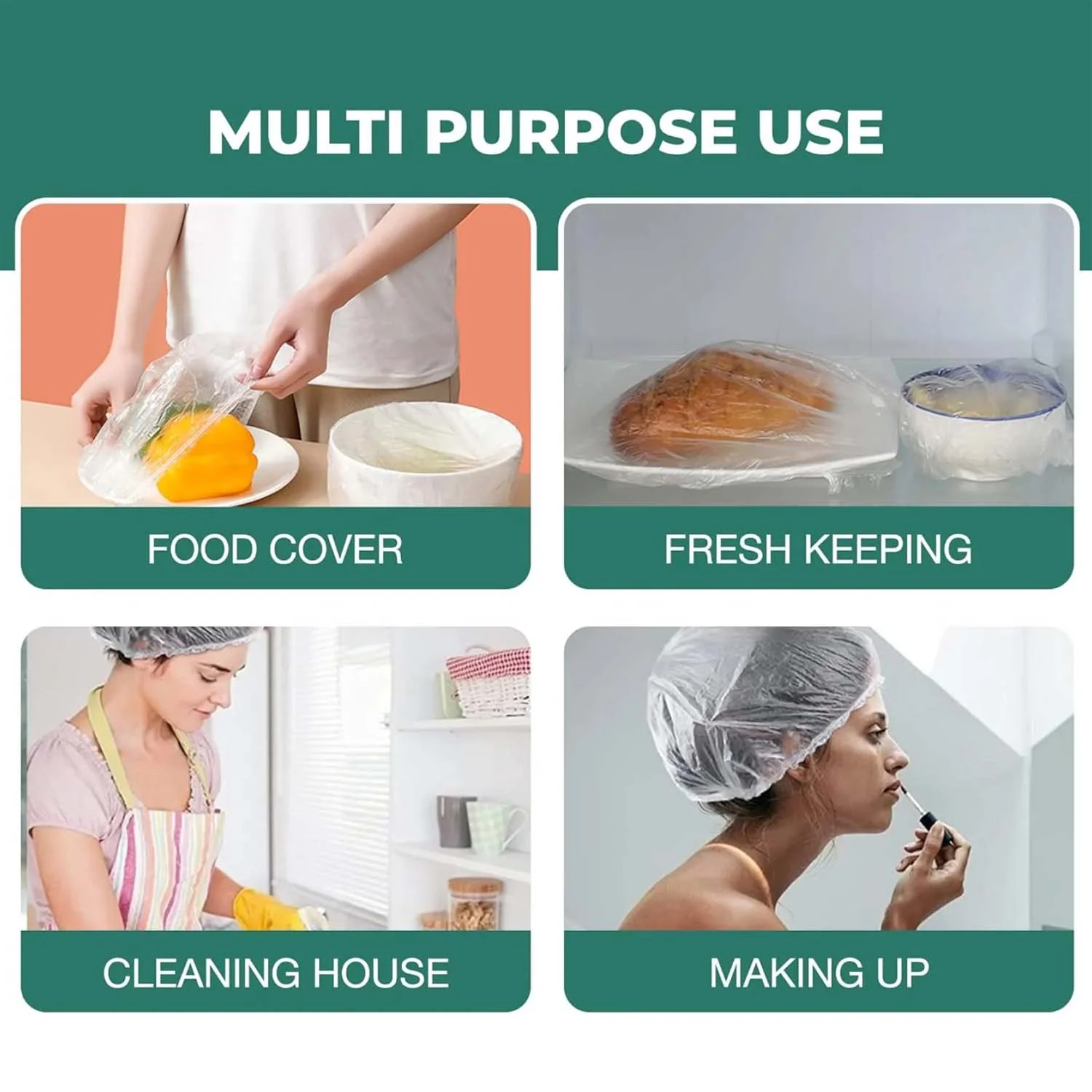 Disposable Men’s Hair Protection Shower Cap / Head Cover (5 Pc) - Image 7