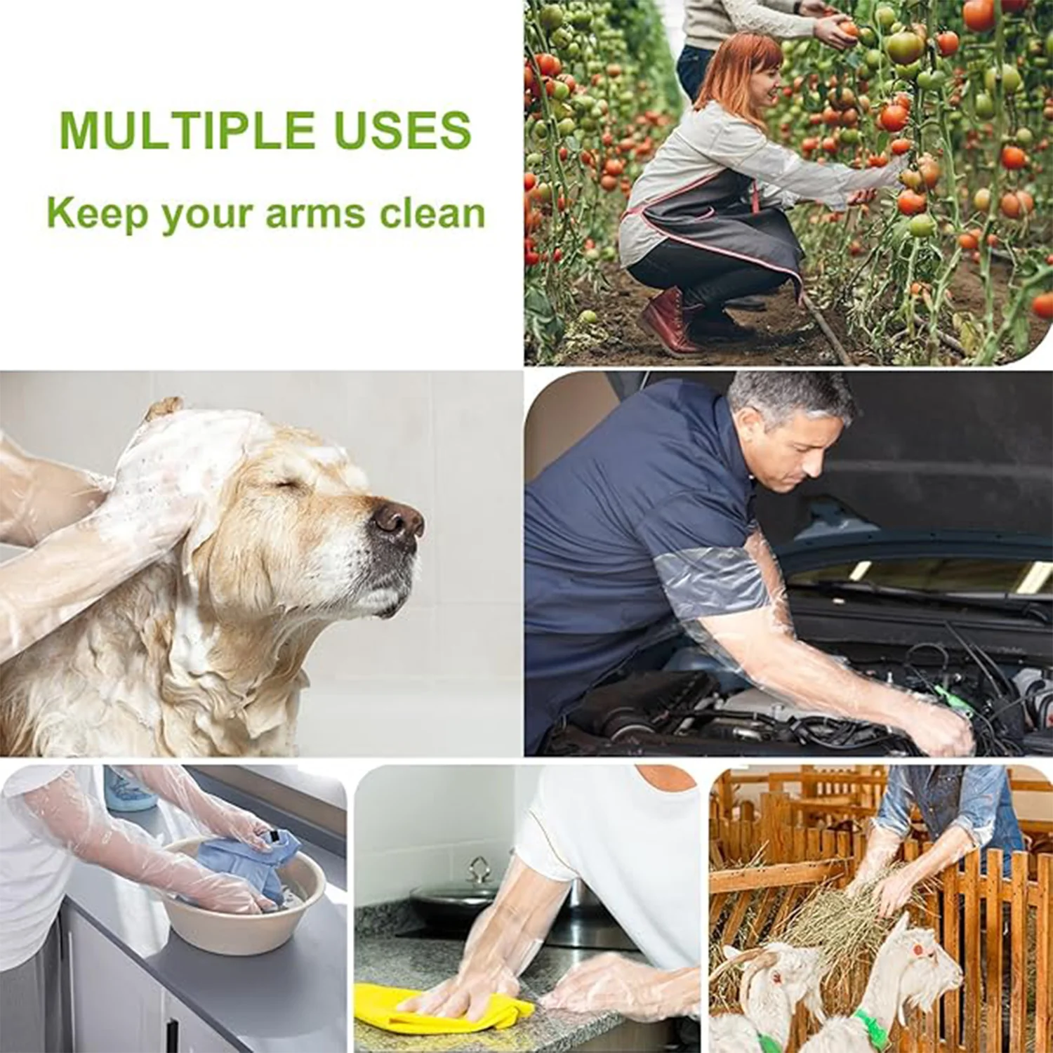 Disposable Plastic Gloves For Kitchen Food Handling (1 Pair) - Image 5